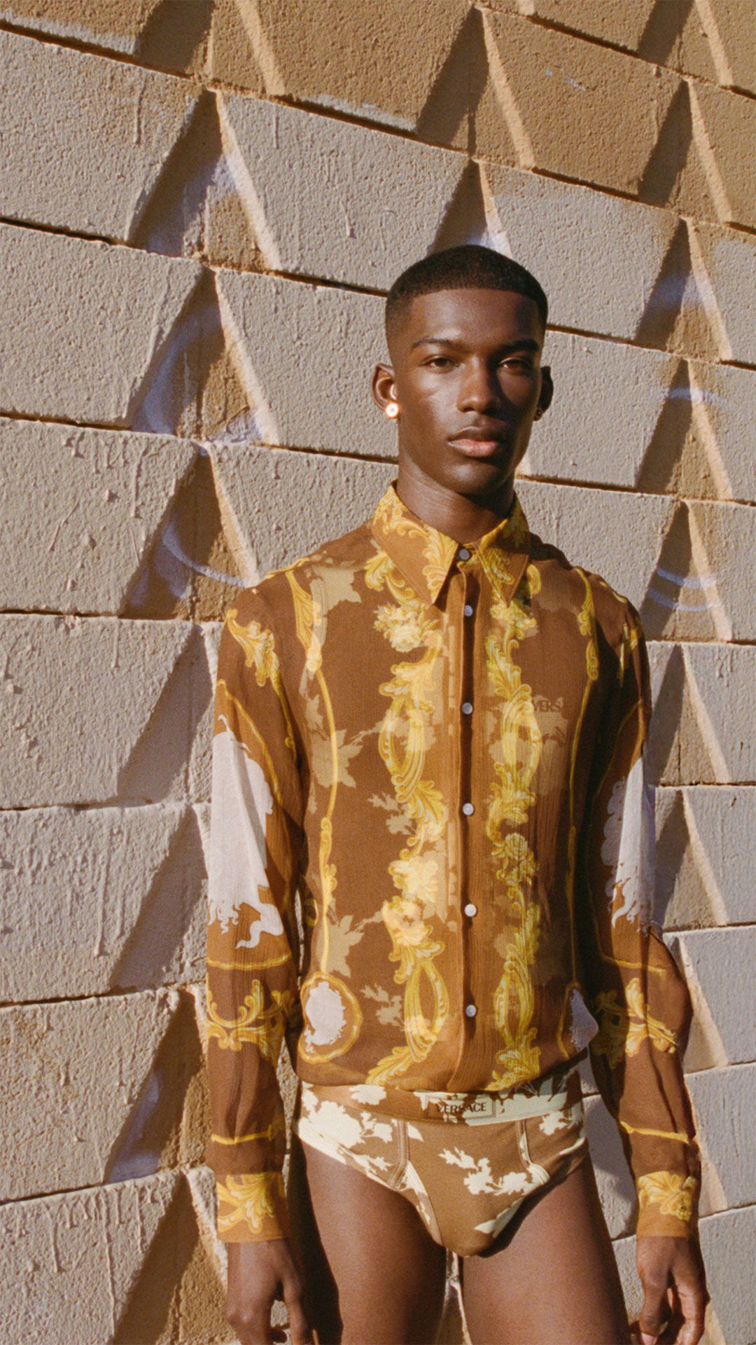 プリントシルクシャツ | Versace INT