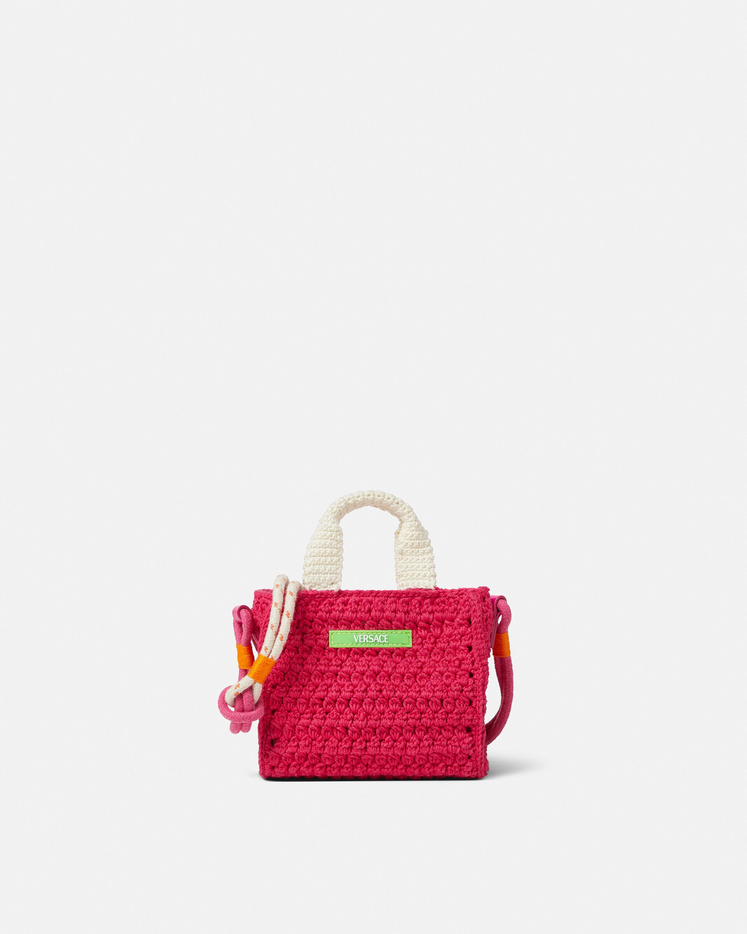 キッズ クロシェ ミニ バッグ ピンク | VERSACE JP