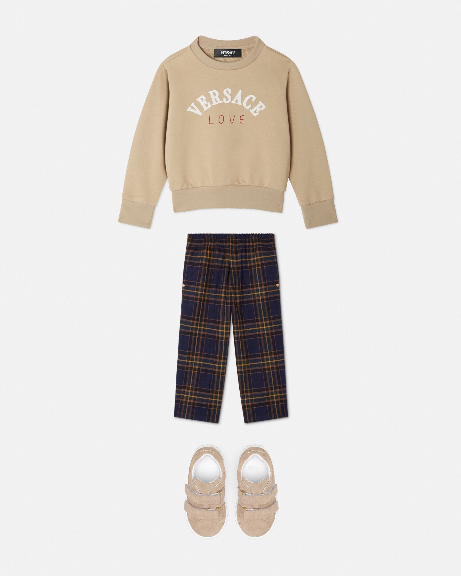 VERSACE☆キッズ バロッコ リーフ スウェットシャツ 大人もOK バロッコ キッズ オーバーシャツ ブラック | VERSACE JP
