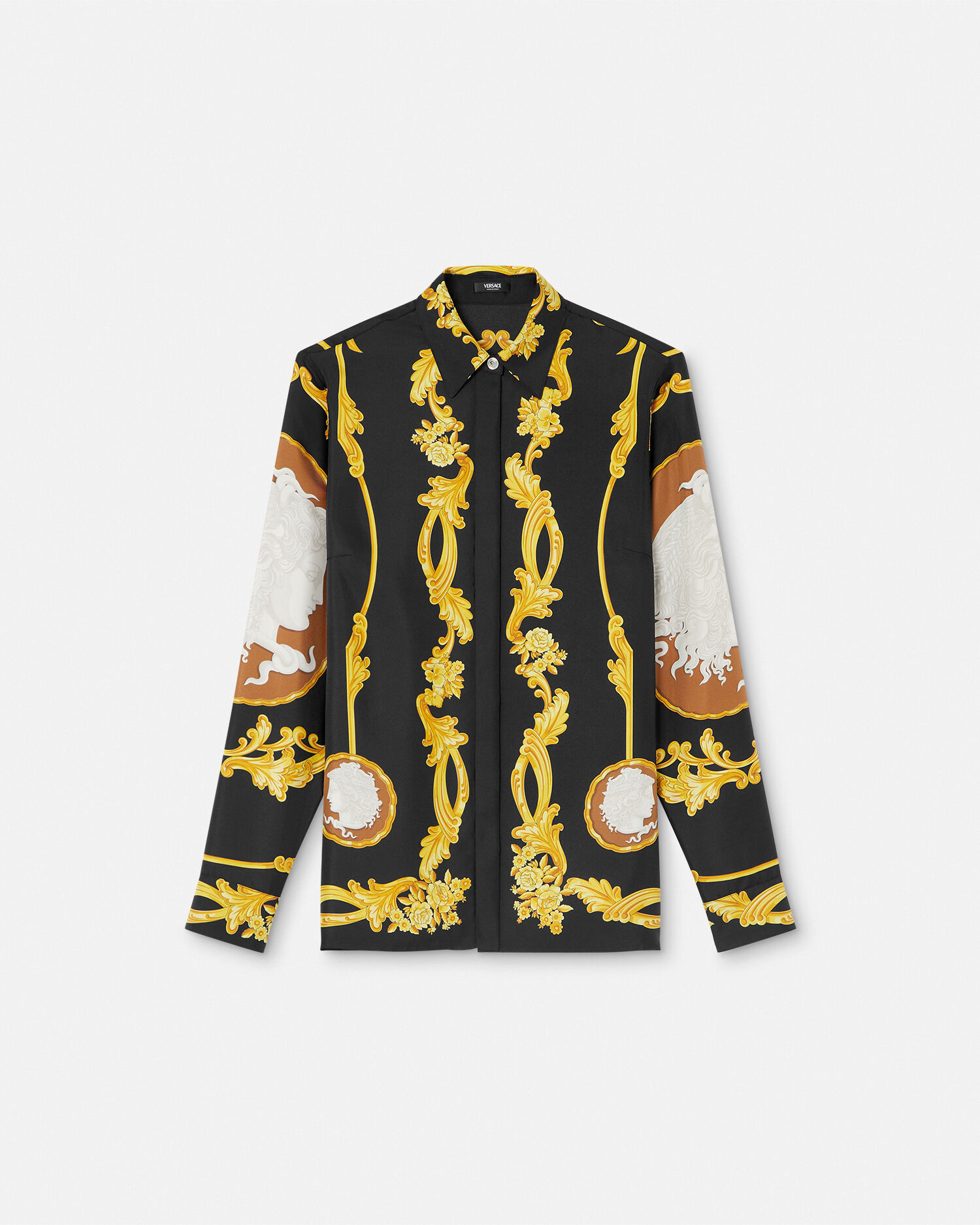 国内発送【VERSACE 】シルク パンツ カメオ シルク シャツ カメオ | VERSACE JP