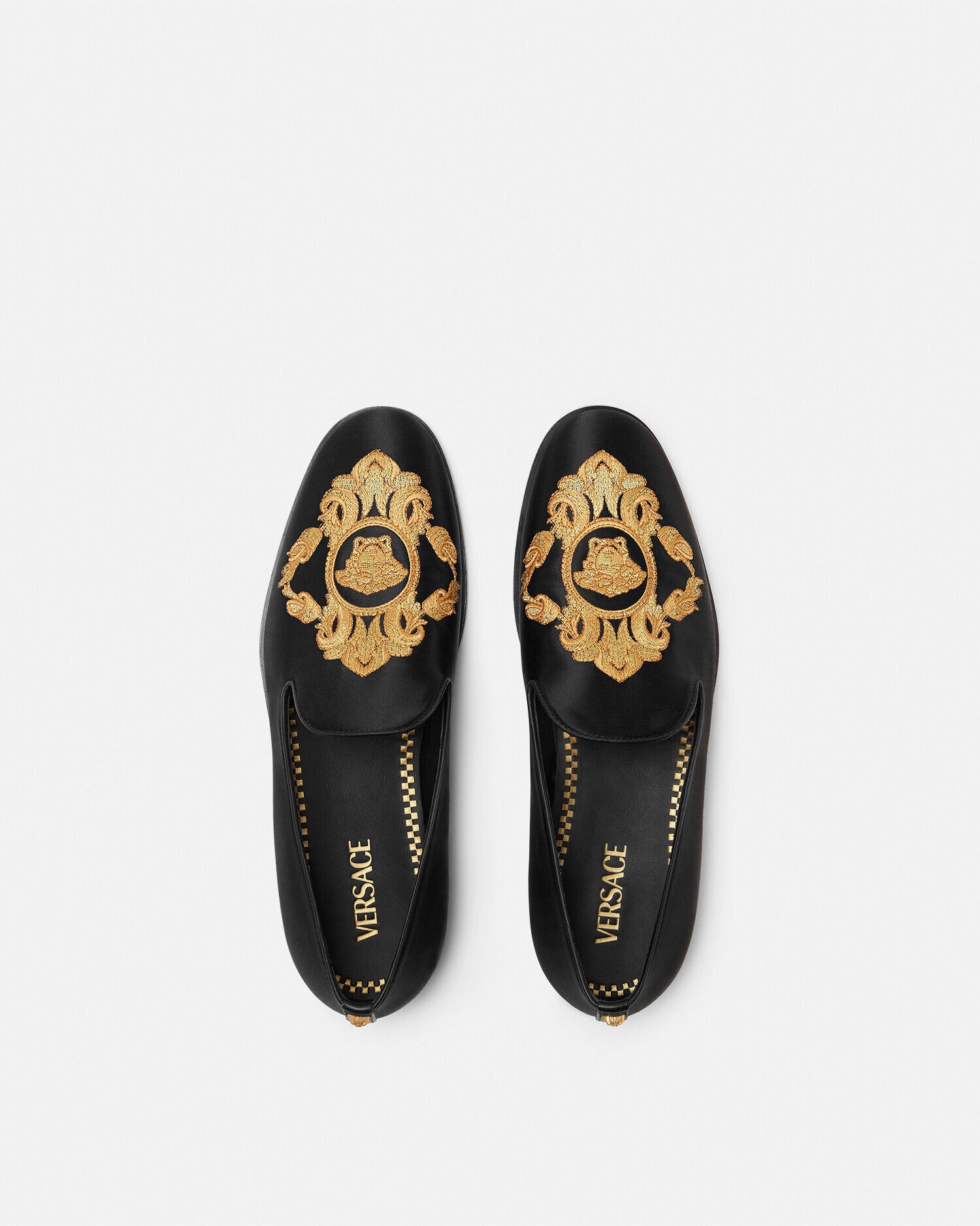Versace スリッパ I ♡ バロック スリッパ ブラック | VERSACE JP