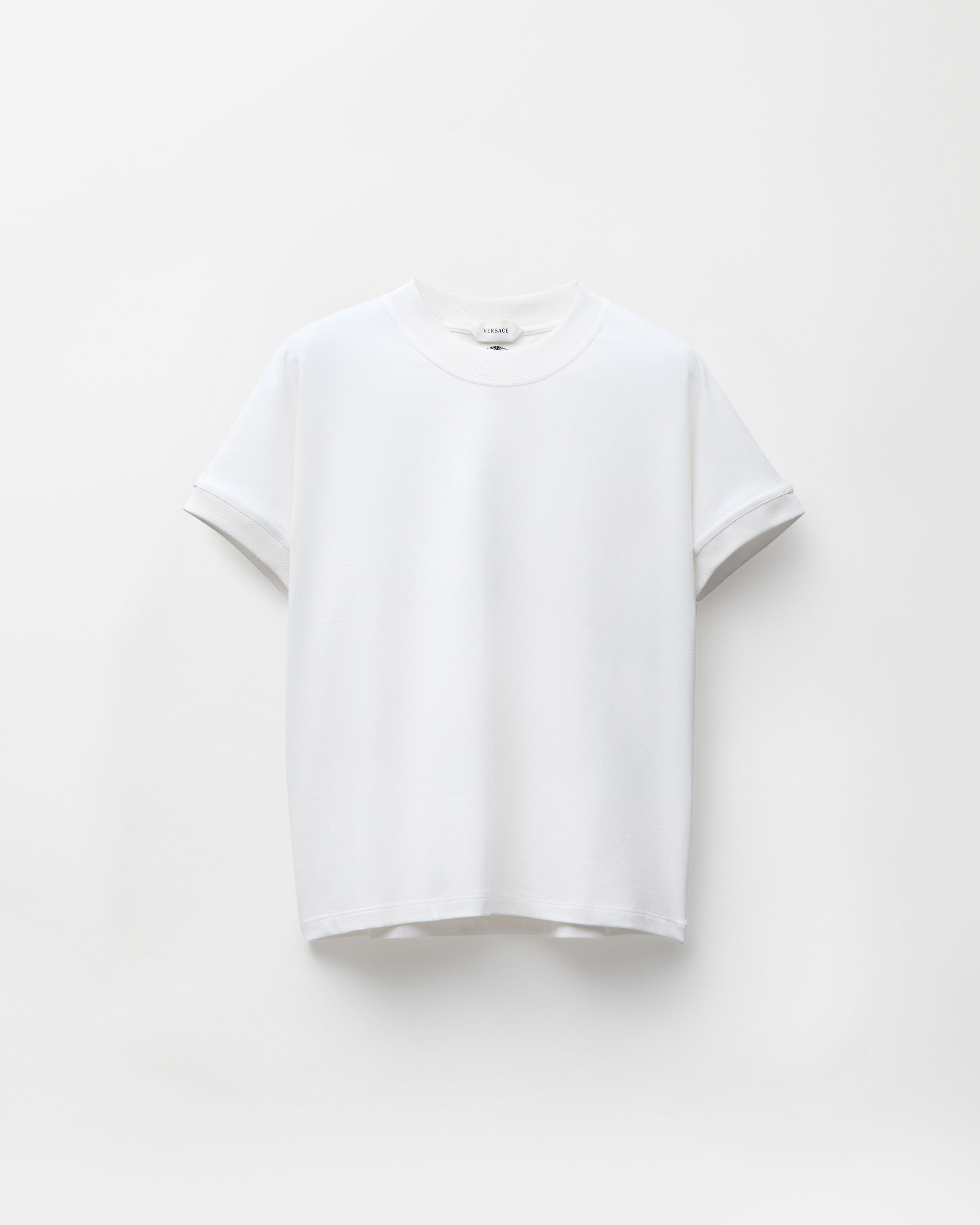 希少⭐️【ベルサーチ⭐️Tシャツ】 VERSACE ヴェルサーチ Tシャツ '90s ヴィンテージ ロゴ 刺繍{1011694