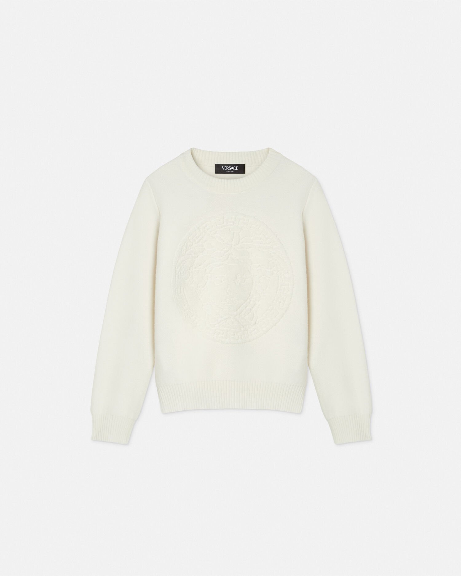 ヴィンテージ GIANNI VERSACE クリーム Vネック ニット 42 Versace Men Top M Vintage Gianni Cream V-Neck Knit 42