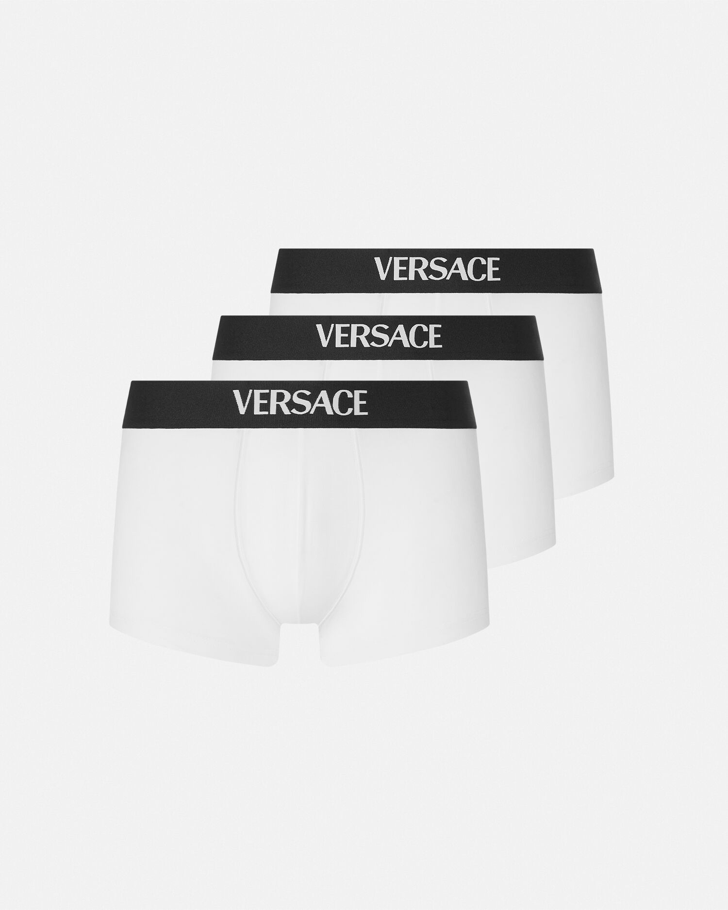 コットンジャージー トランクス 3枚パック ホワイト | VERSACE JP