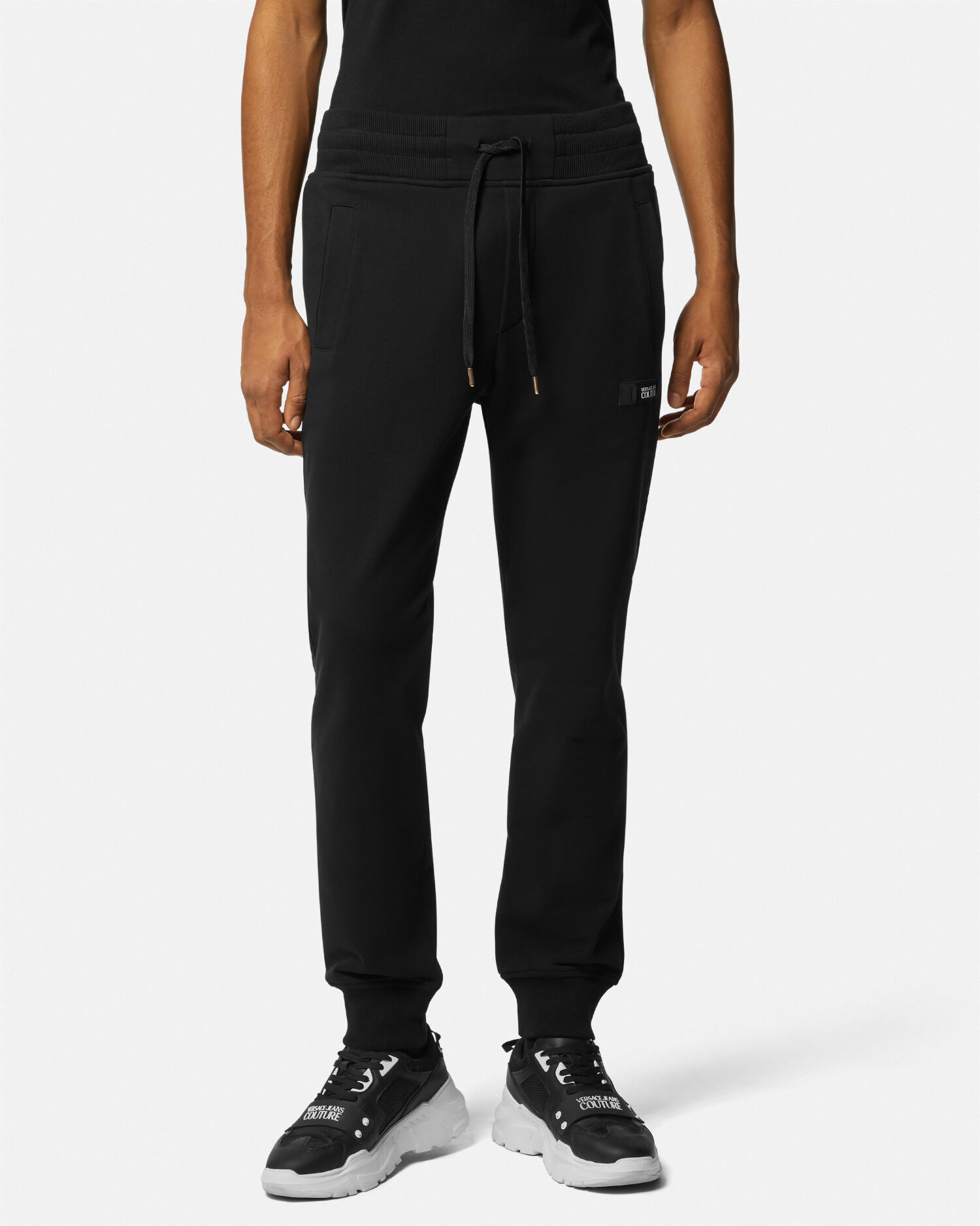 VERSACE ヴェルサーチ スウェットパンツ 黒 M 4112525Y0026 秋冬 VERSACE(ヴェルサーチェ) スウェットパンツ(メンズ) - 海外