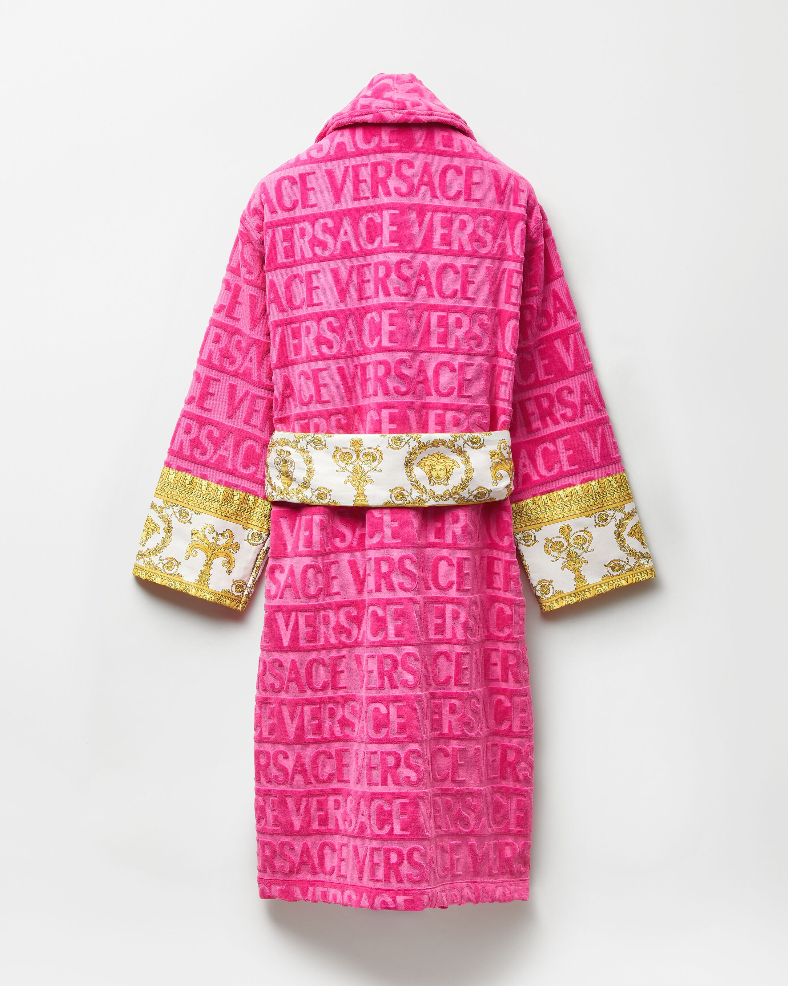 I ♡ バロック バスローブ ピンク | VERSACE JP