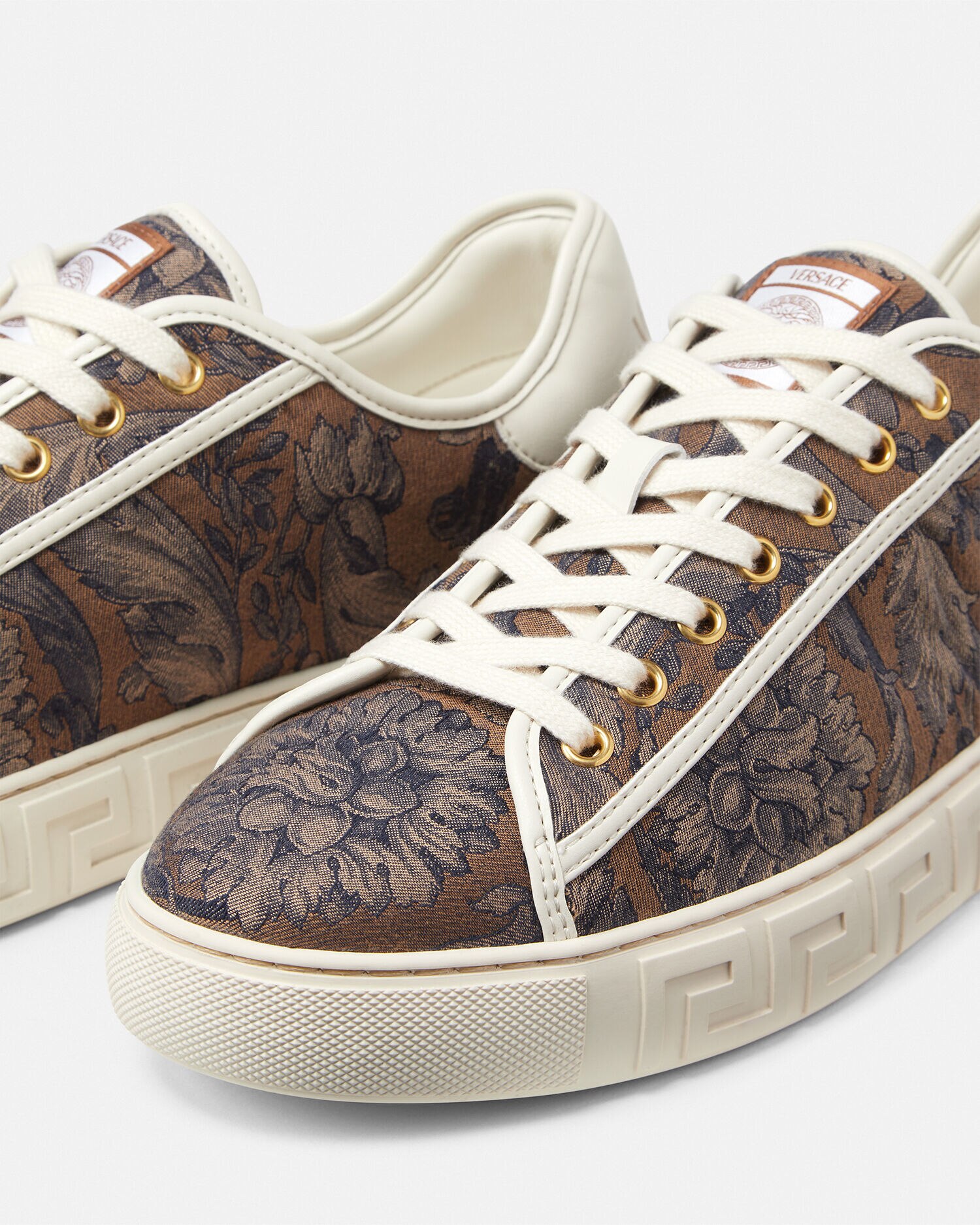 【VERSACE】バロッコ グレカ スニーカー バロッコ グレカ スニーカー ブラック,ブラウン | VERSACE JP