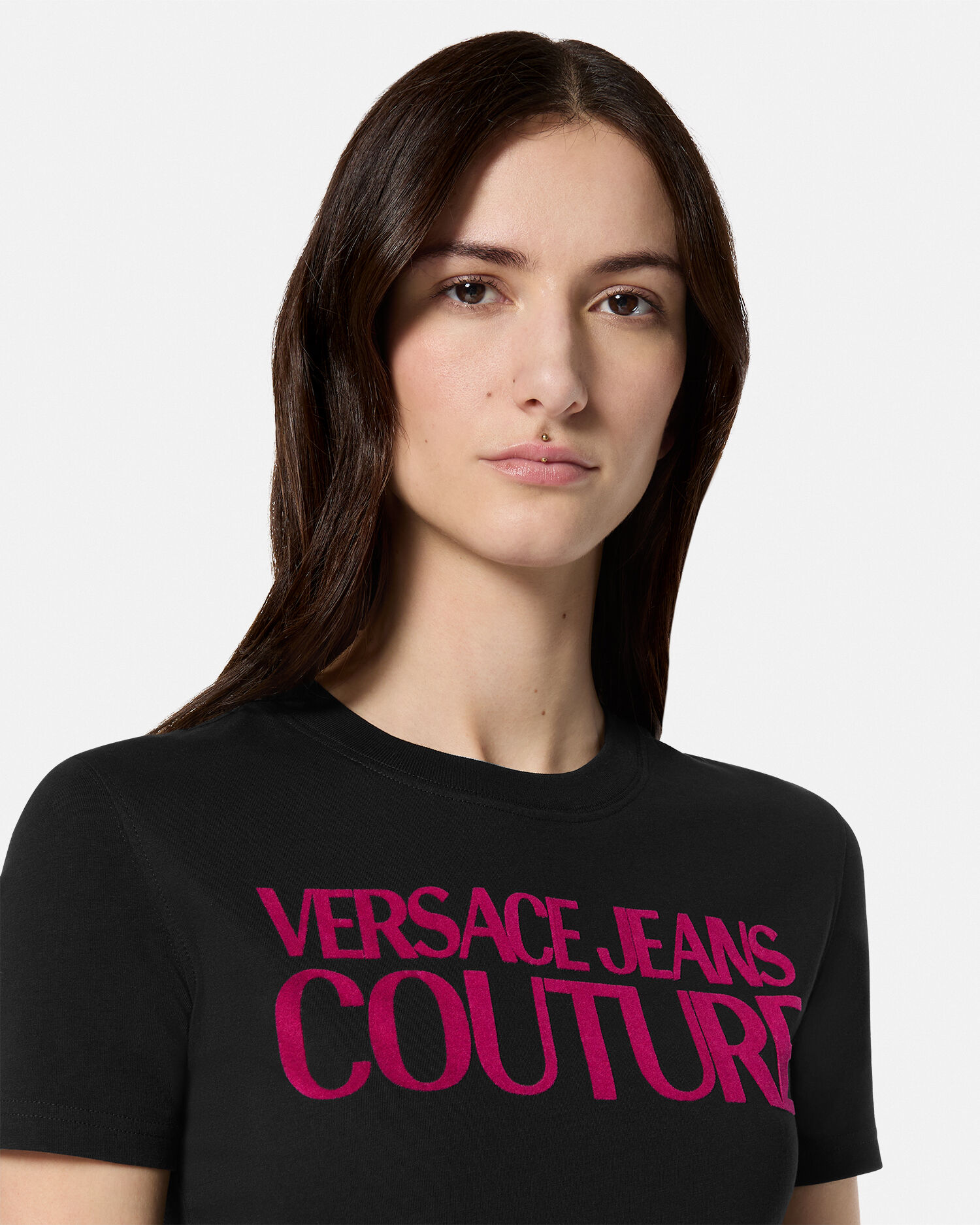 ★VERSACE★インスティチュショナル ロゴ Tシャツ インスティトゥーショナル ロゴ Tシャツ | VERSACE JP
