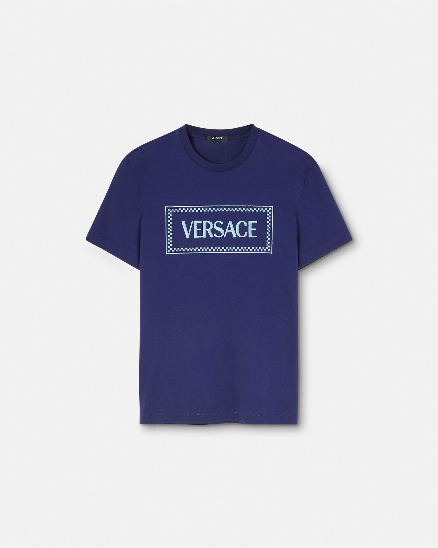 Tシャツ '90s ヴィンテージ ロゴ 刺繍 ブルー | VERSACE JP