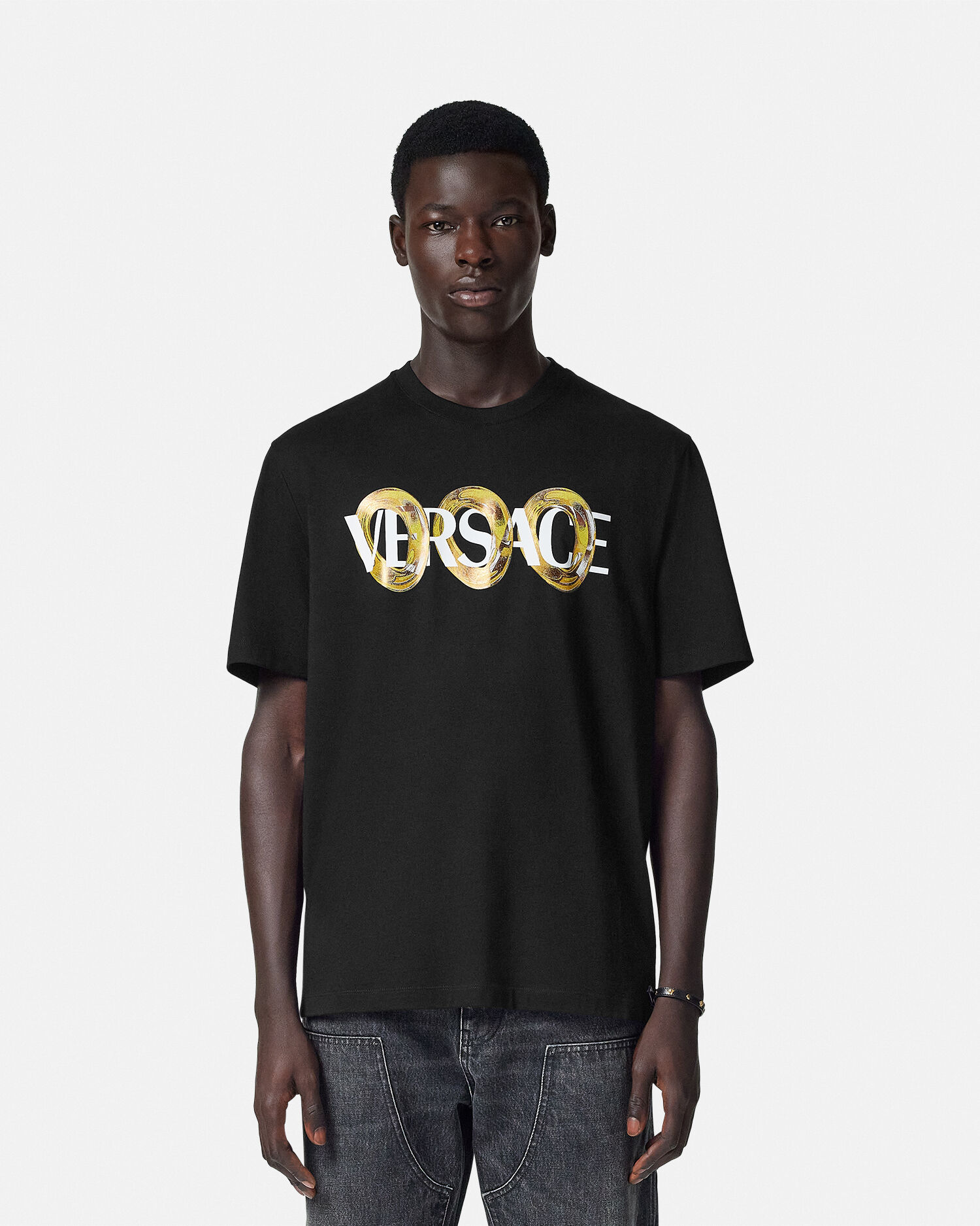 ロゴ Tシャツ マキシ チェーン | VERSACE JP