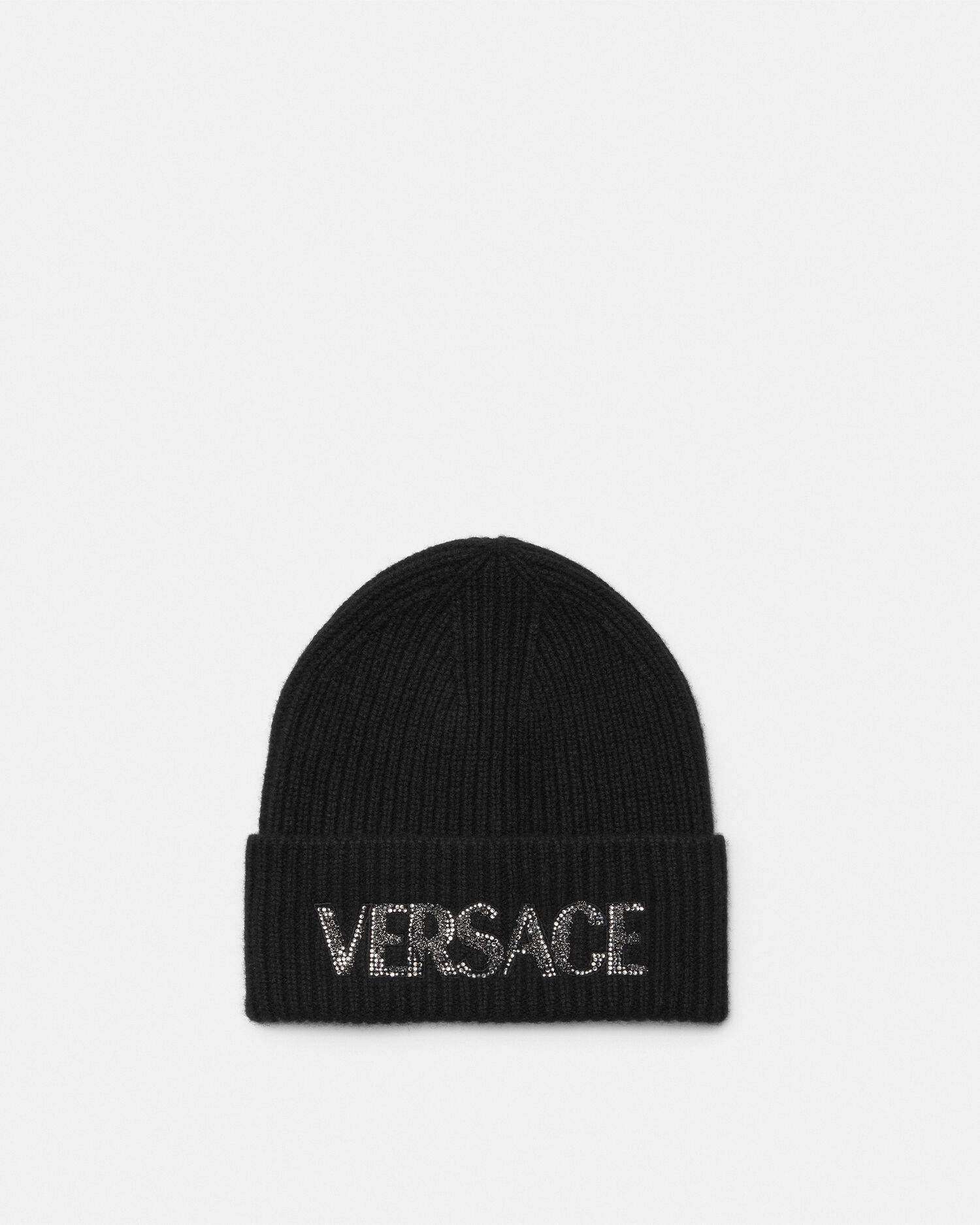 ロゴ カシミヤ ニット ビーニー チェーロ ステラット | VERSACE JP