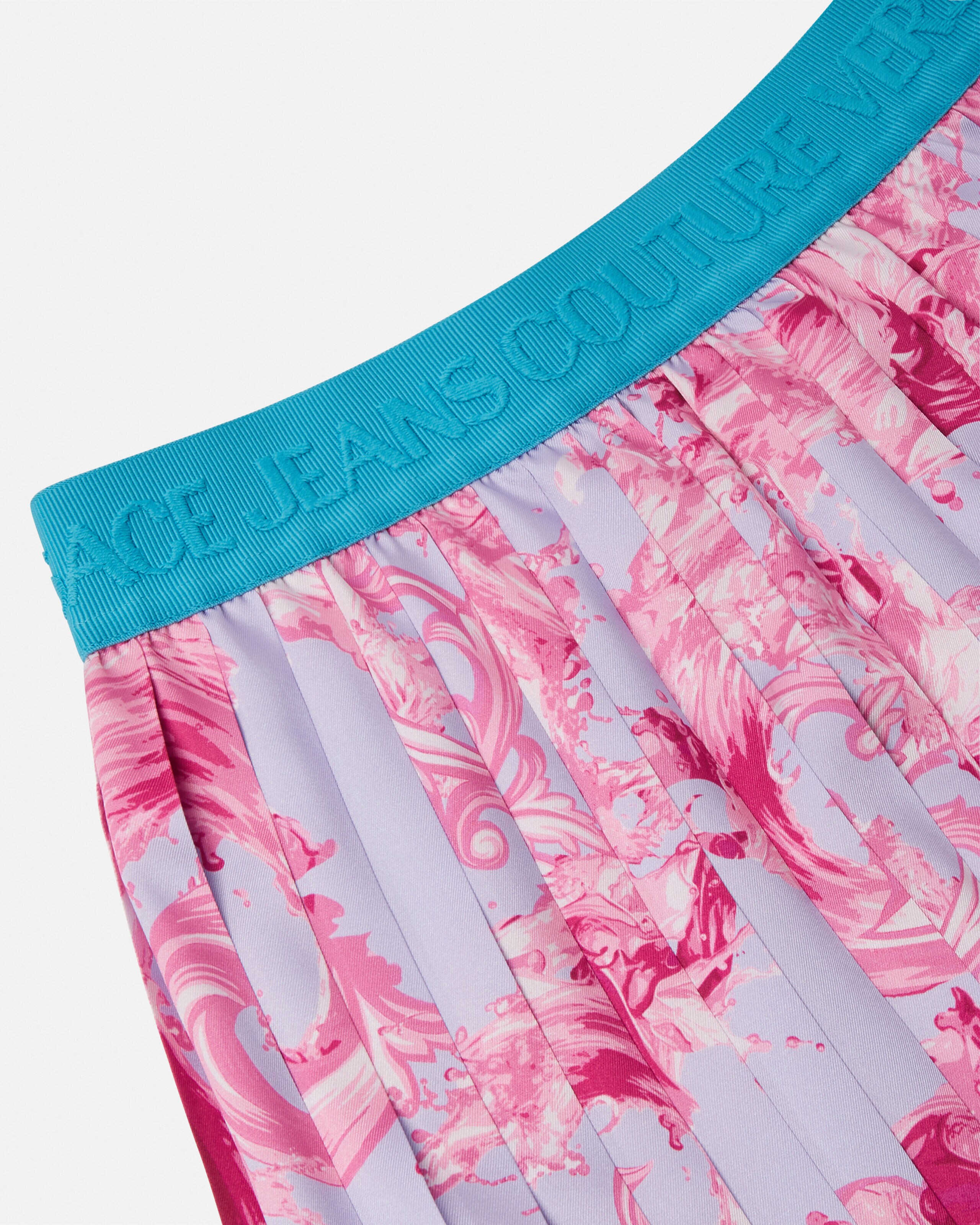 プリント ツイル プリーツ ロング スカート プリント | VERSACE JP