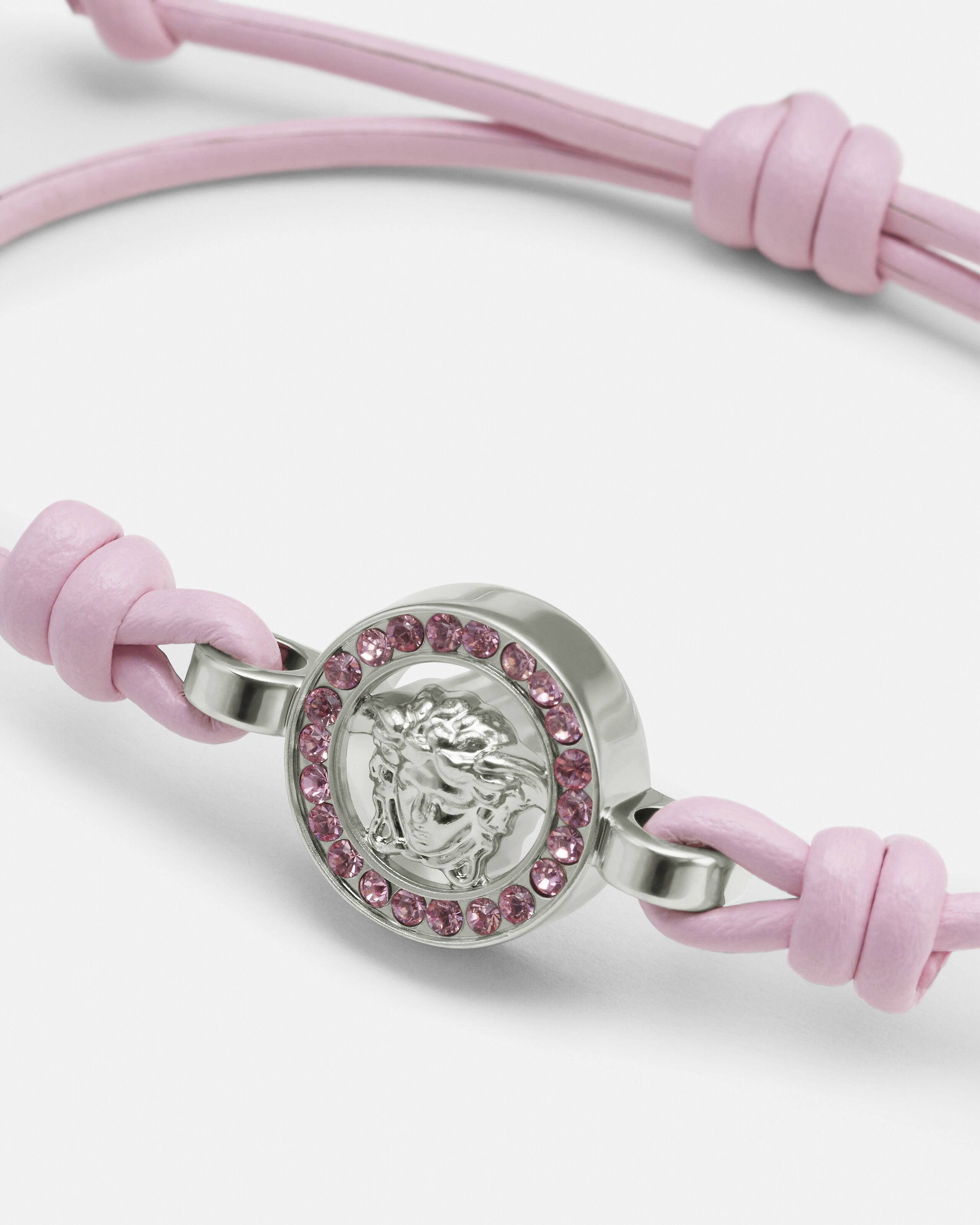 メドゥーサ '95 クリスタル レザー ブレスレット | VERSACE JP