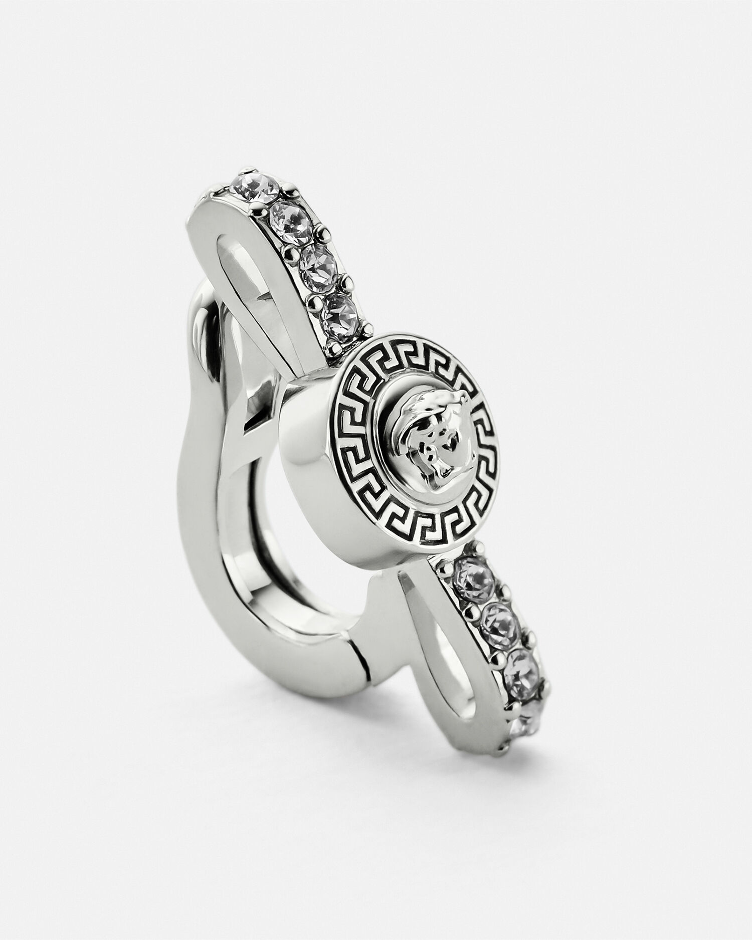 ヴェルサーチ　イヤーカフ ジャンニ リボン クリスタル イヤーカフ | VERSACE JP