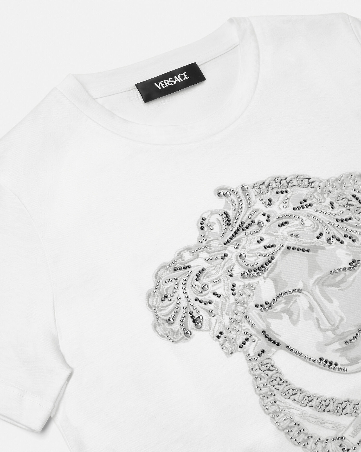 Tシャツ クリスタル メタル メドゥーサ キッズ | VERSACE JP