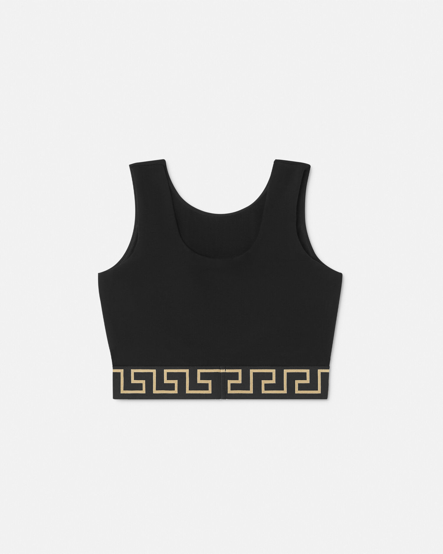 ♦VERSACE♦グレカ・ジャカード・スポーツ・ブラ グレカ ボーダー ジム スポーツ ブラ ブラック | VERSACE JP