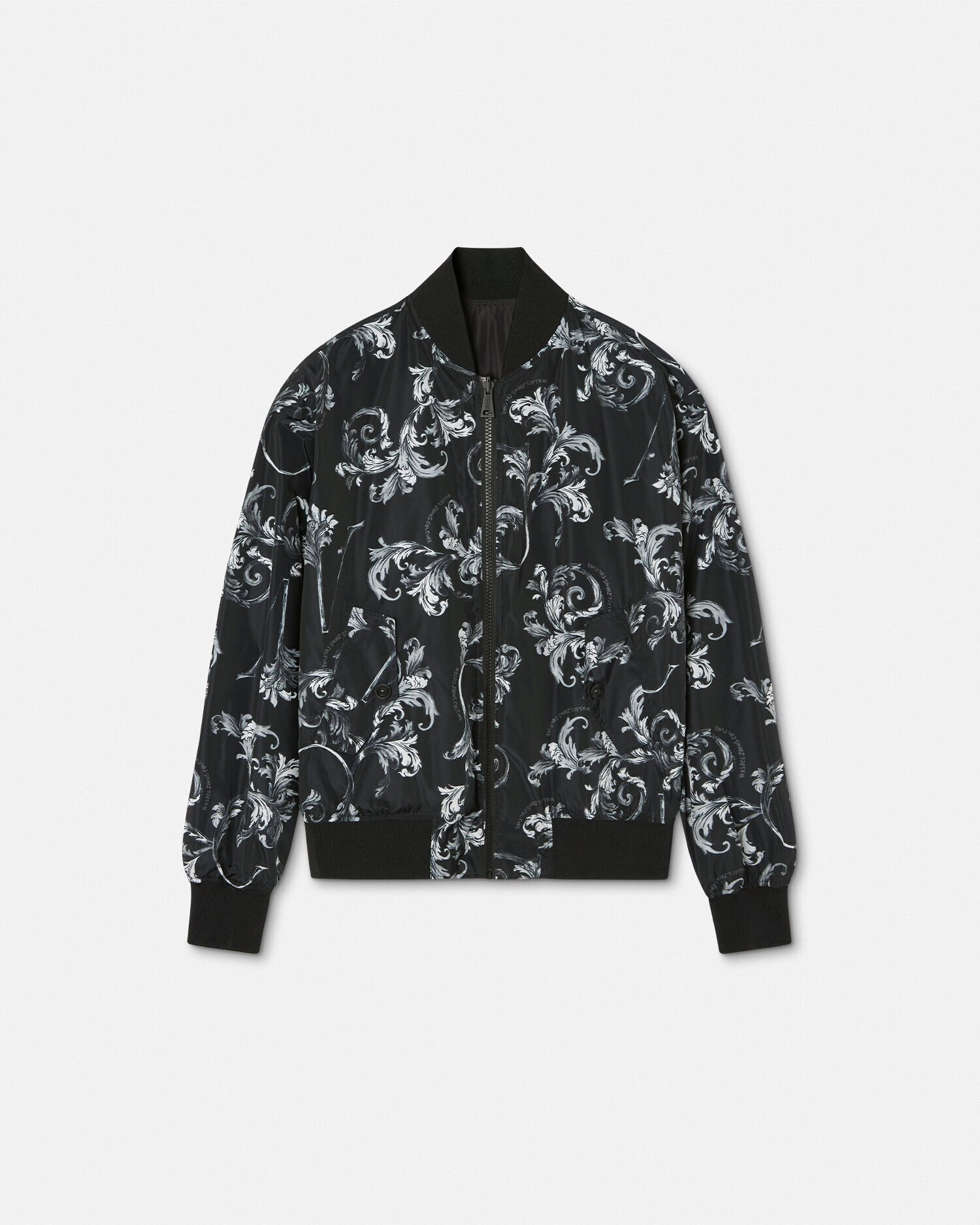 a.versace ヴェルサーチェ 中綿リバーシブルナイロンジャケット