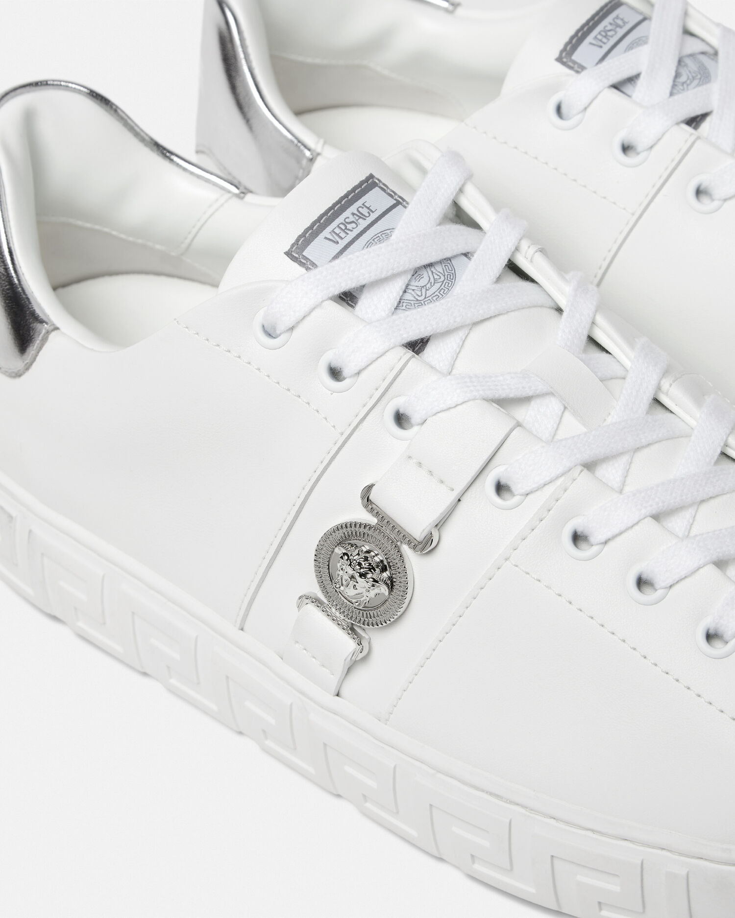 グレカ レザー スニーカー | VERSACE JP