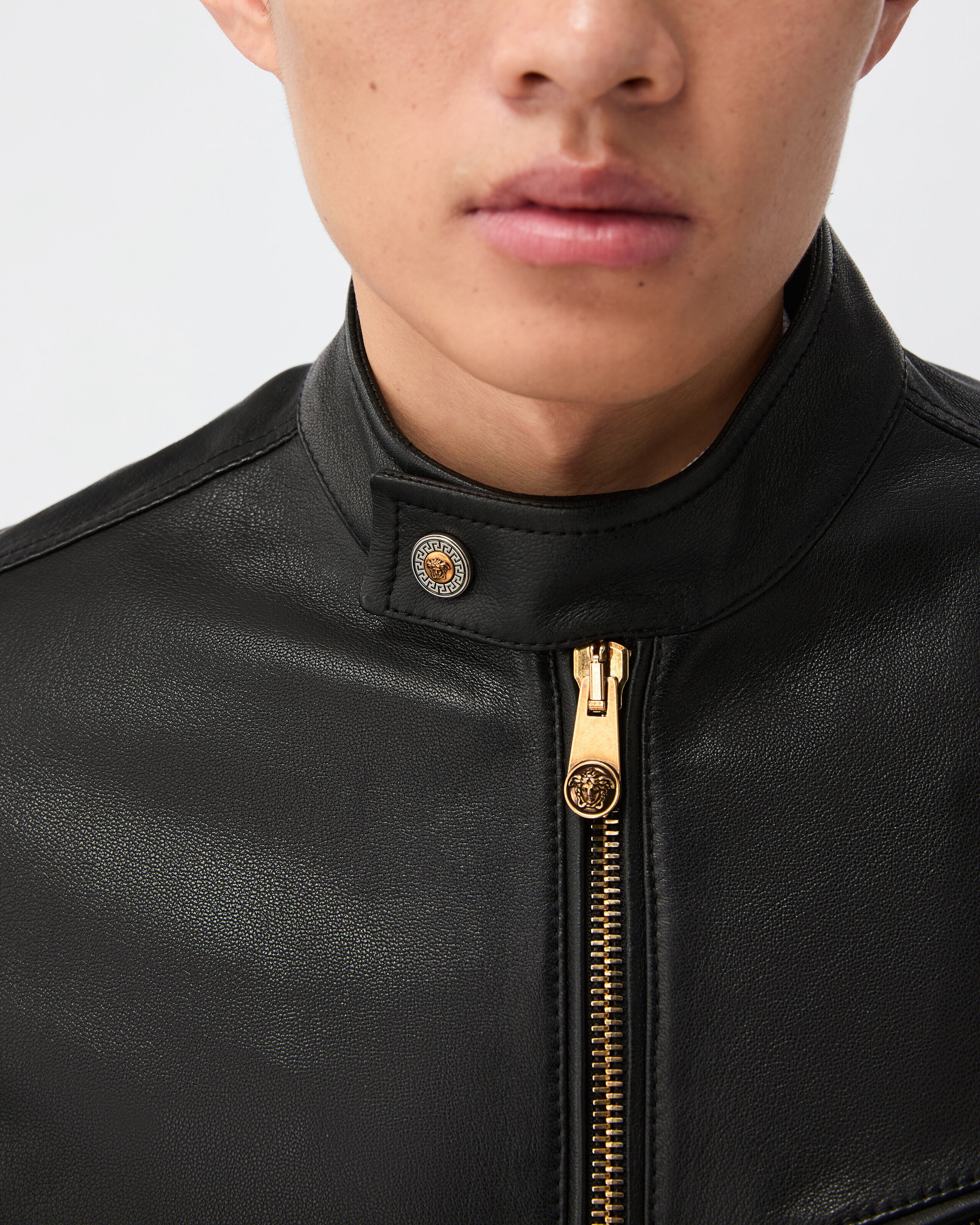 ナッパレザー バイカー ジャケット | VERSACE JP
