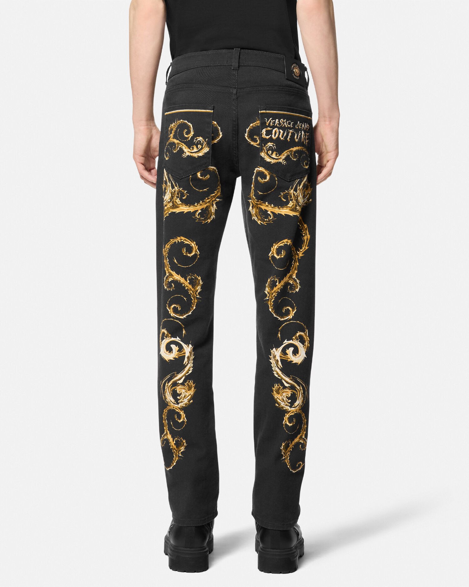 スリムフィット ジーンズ クロモ クチュール | VERSACE JP