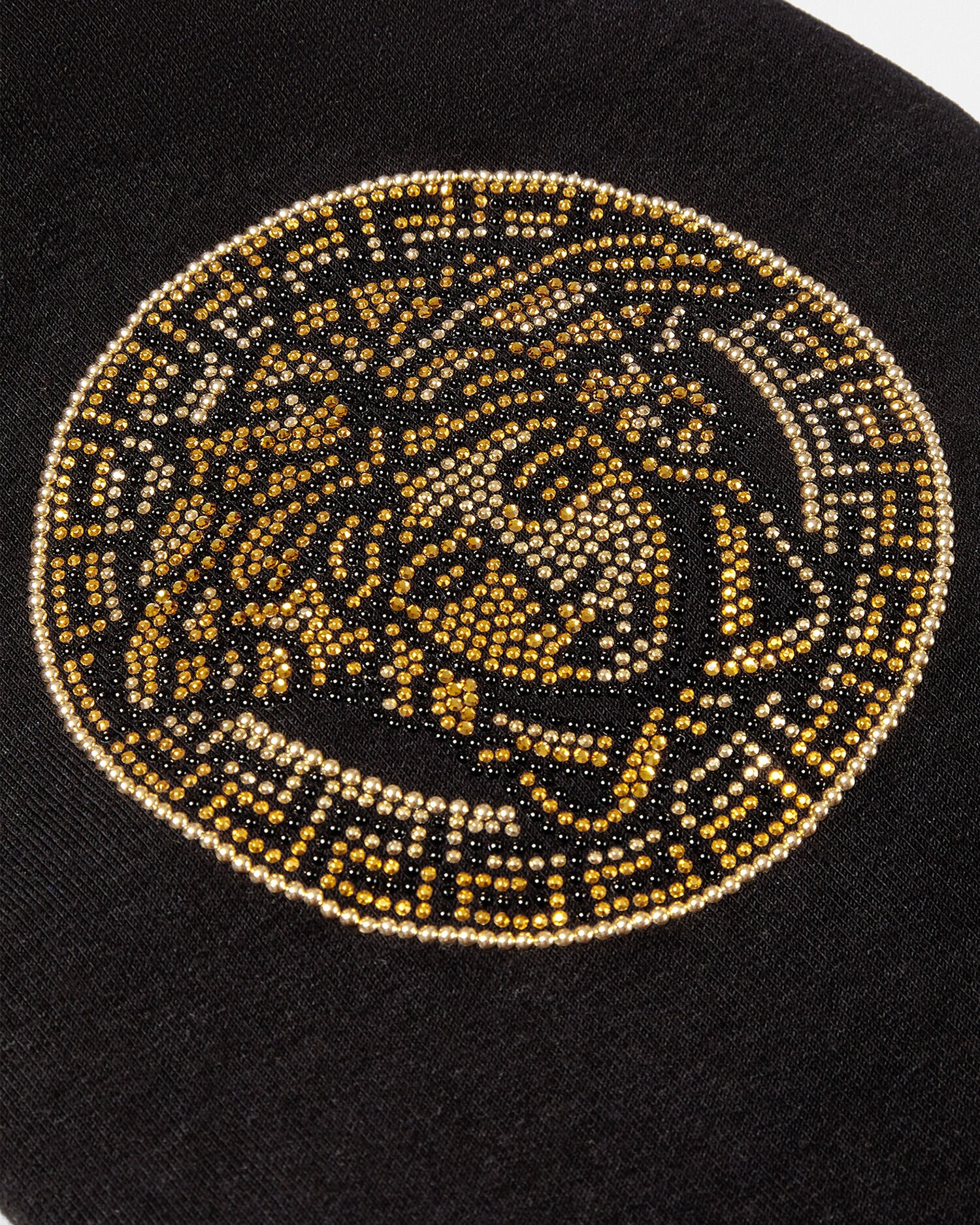 クリスタル メドゥーサ スモール ペット Tシャツ ブラック