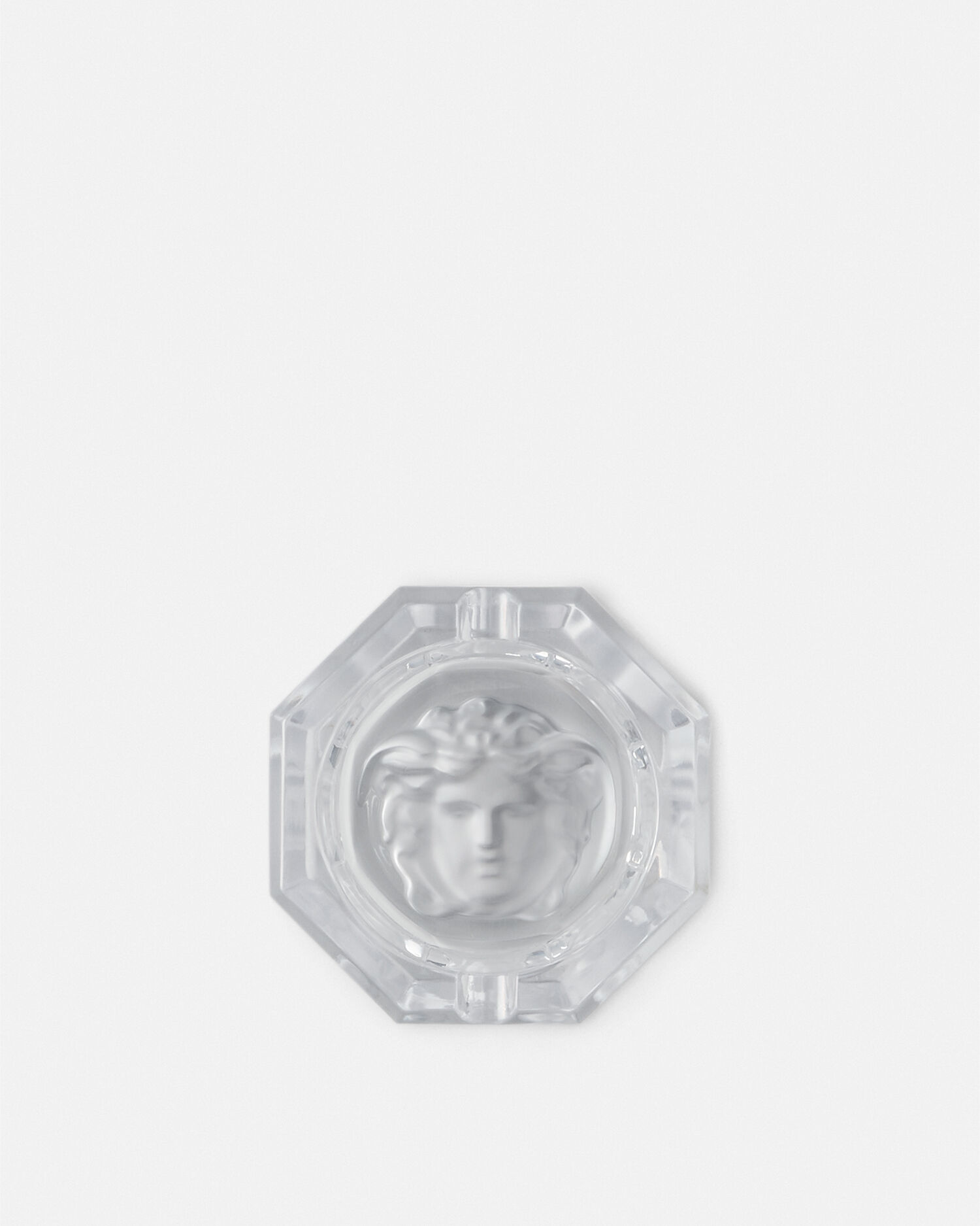 メドゥーサ ルミエール アッシュトレイ 8 cm クリア | VERSACE JP