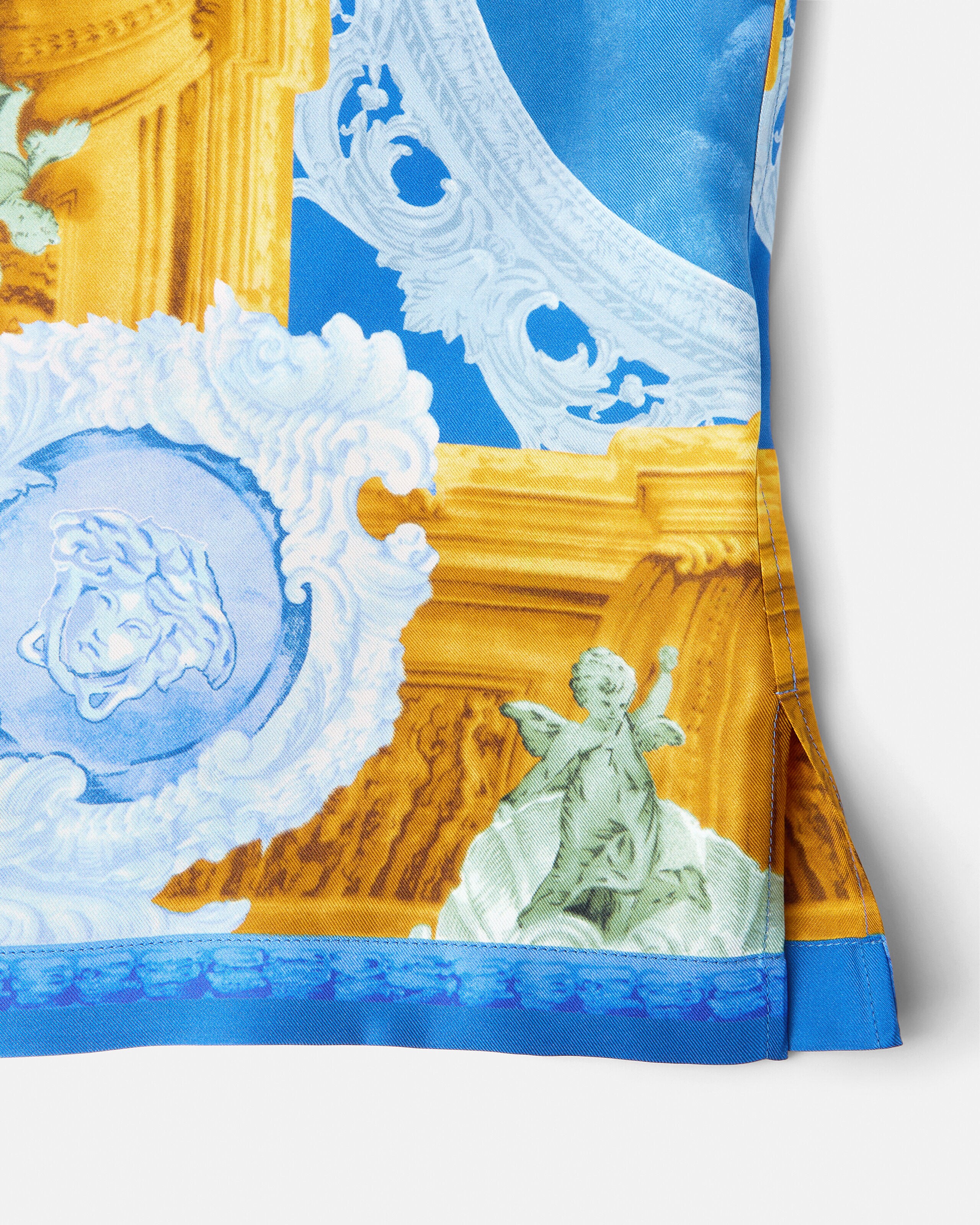 プリント シルク ツイル スリム シャツ プリント | VERSACE JP