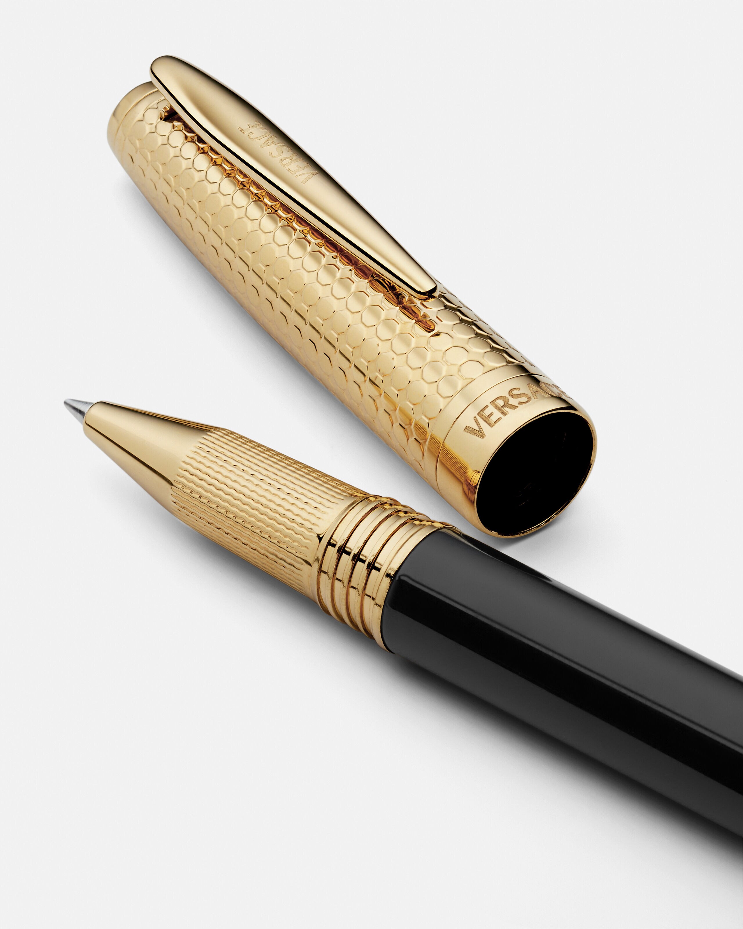 ローラーペン ヘリオス ブラック,ゴールド | VERSACE JP