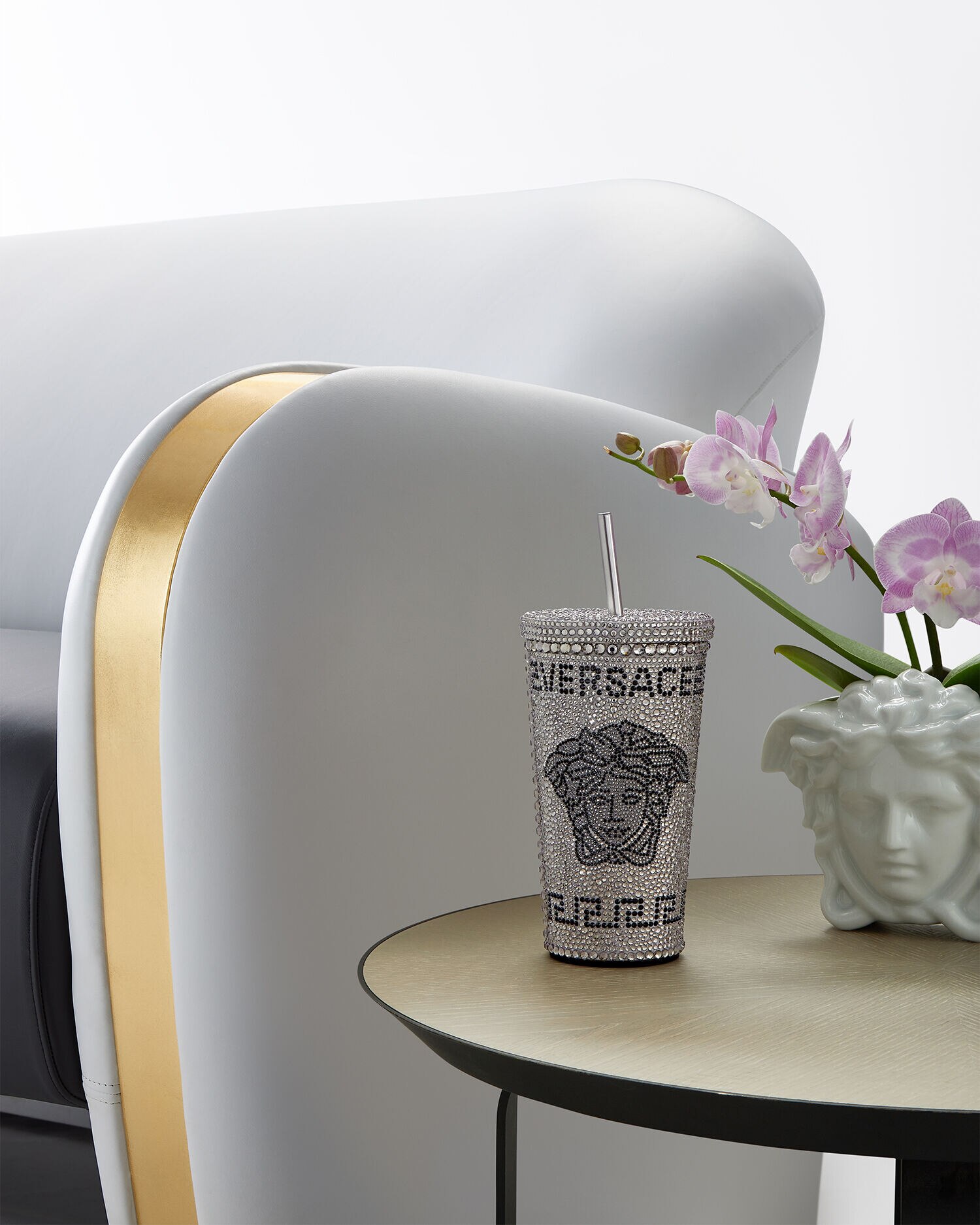 クリスタル メドゥーサ トラベル カップ プリント | VERSACE JP