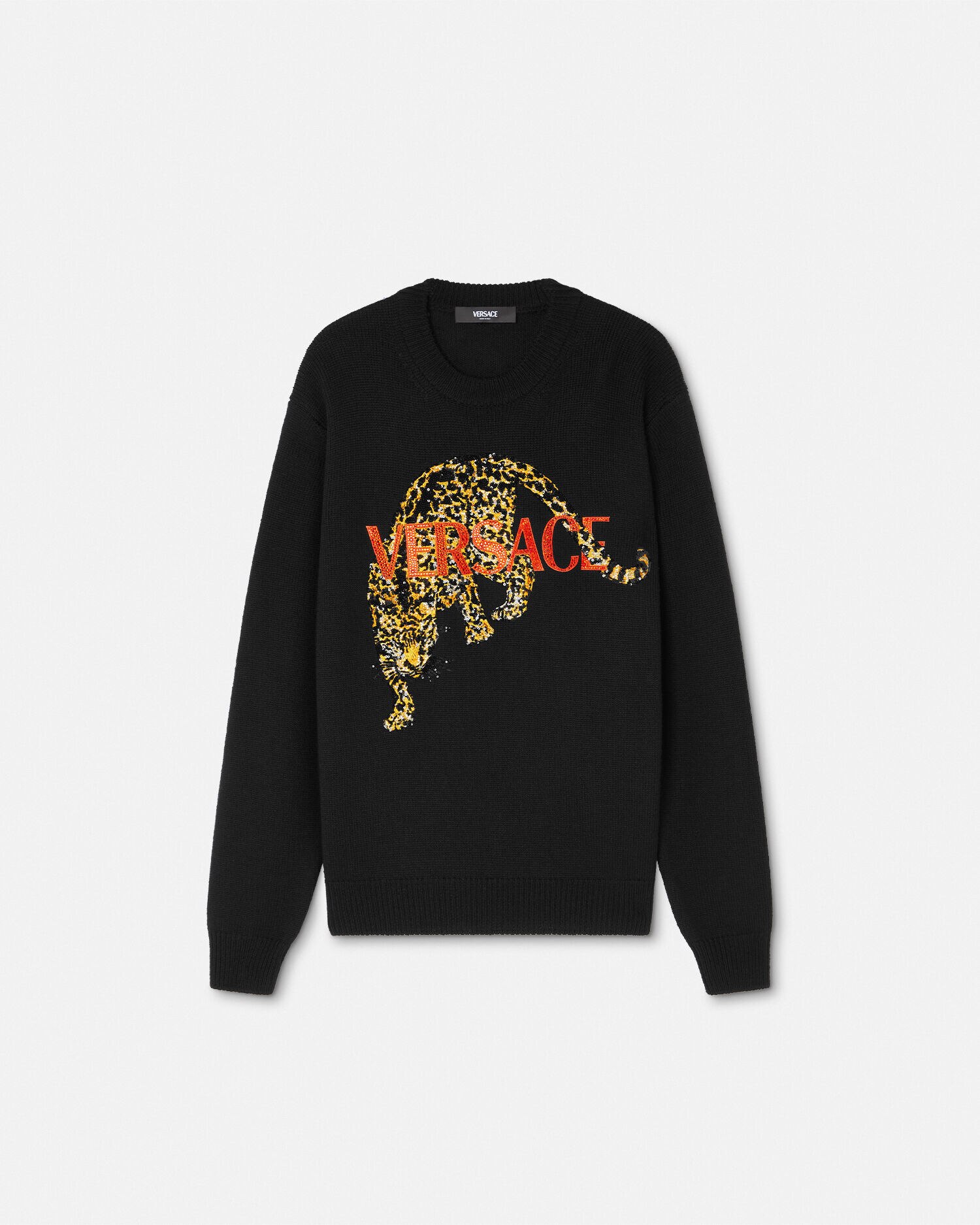 ヴィンテージ　ヴェルサーチ　ニットセーター　ホワイト　メデューサ　versace ビンテージVERSACE メデューサニット 長袖セーター／マルジェラ