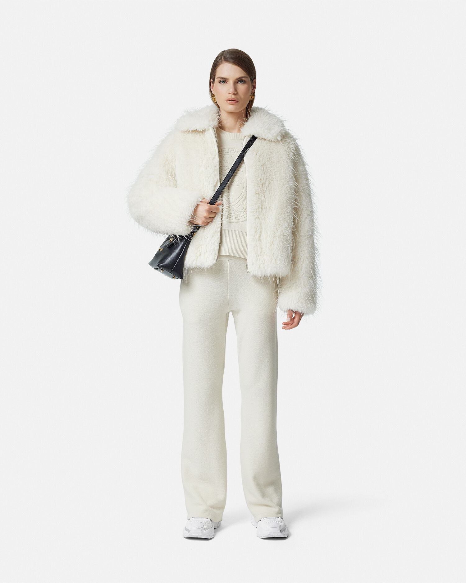 XL プーマ CLASSICS FAUX FUR ファージャケット ホワイト Amazon | [Denny&Dora] メンズ ラグジュアリー フォックス