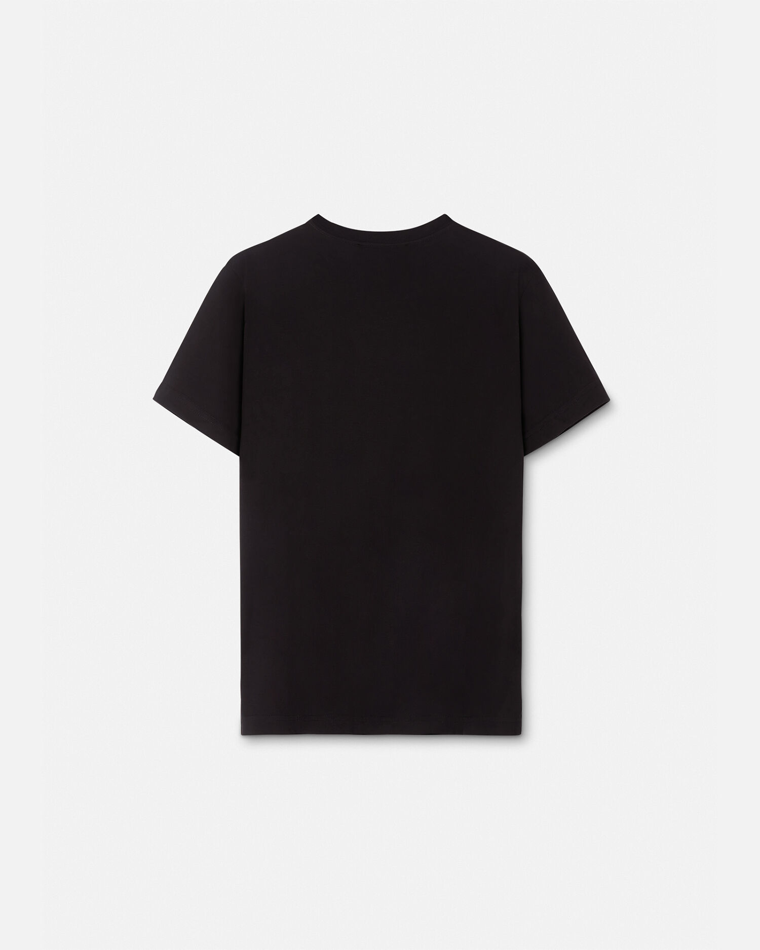 ヴェルサーチェ☆ロゴプリント ブラックTシャツ ロゴ Tシャツ ブラック,プリント | VERSACE JP