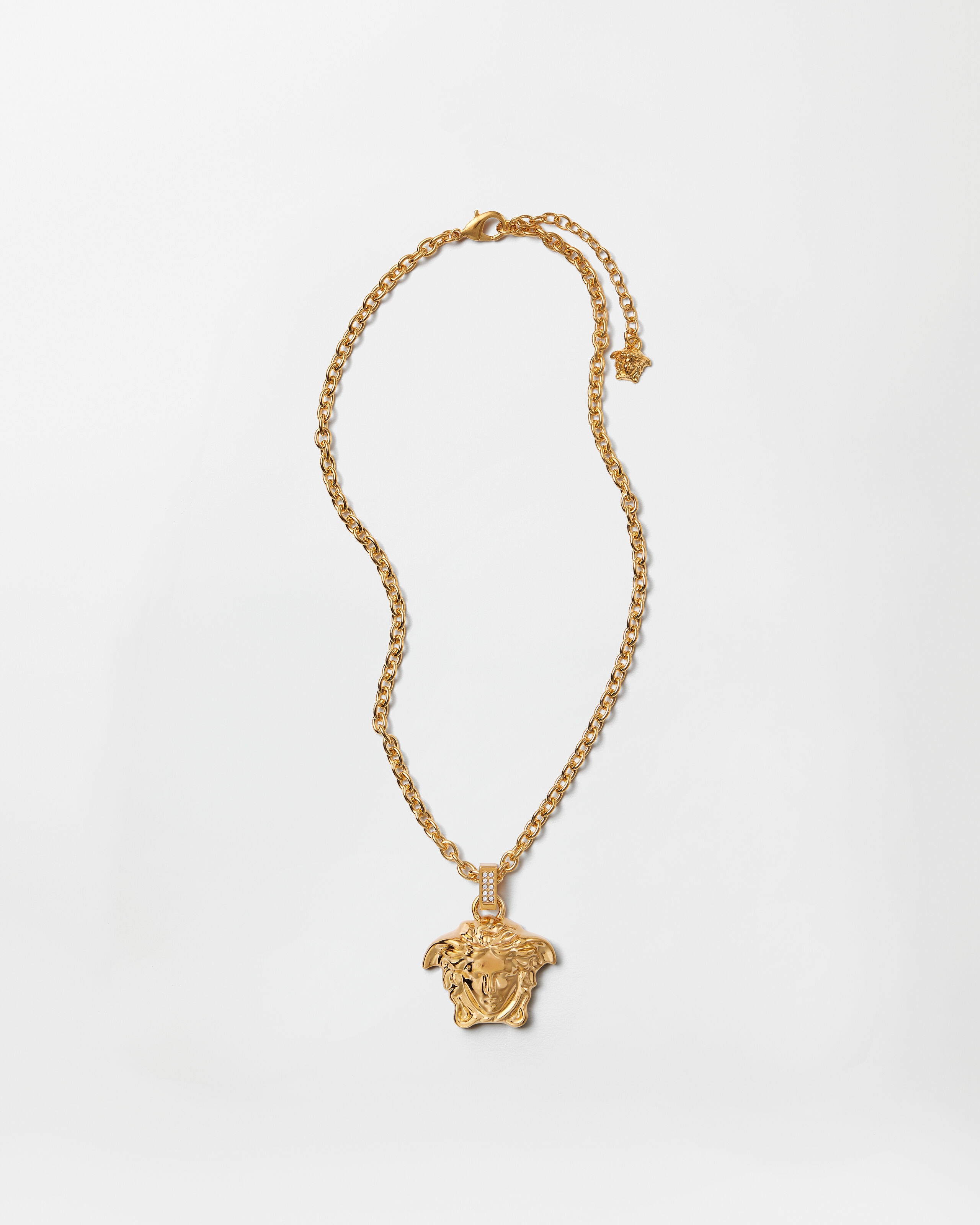 【VERSACE】ゴールドチェーンネックレス VERSACE（ヴェルサーチェ） ヴェルサーチ ロゴ メデューサモチーフ