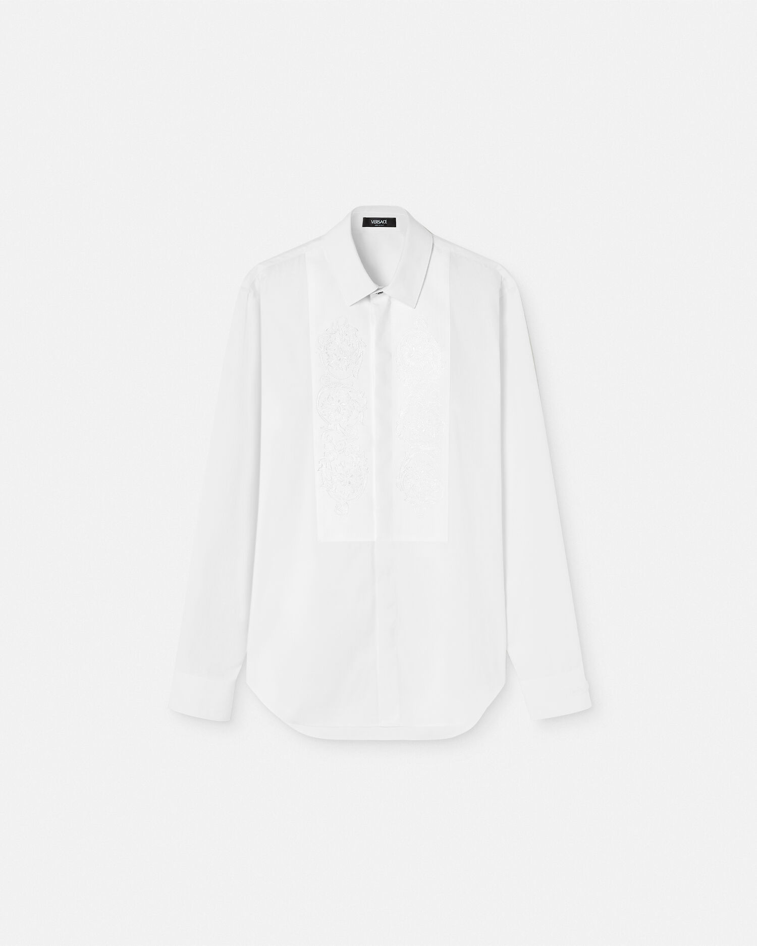 ヴェルサーチェ☆バロッコ柄 ホワイトシャツ バロッコ フォーマル シャツ ホワイト | VERSACE JP