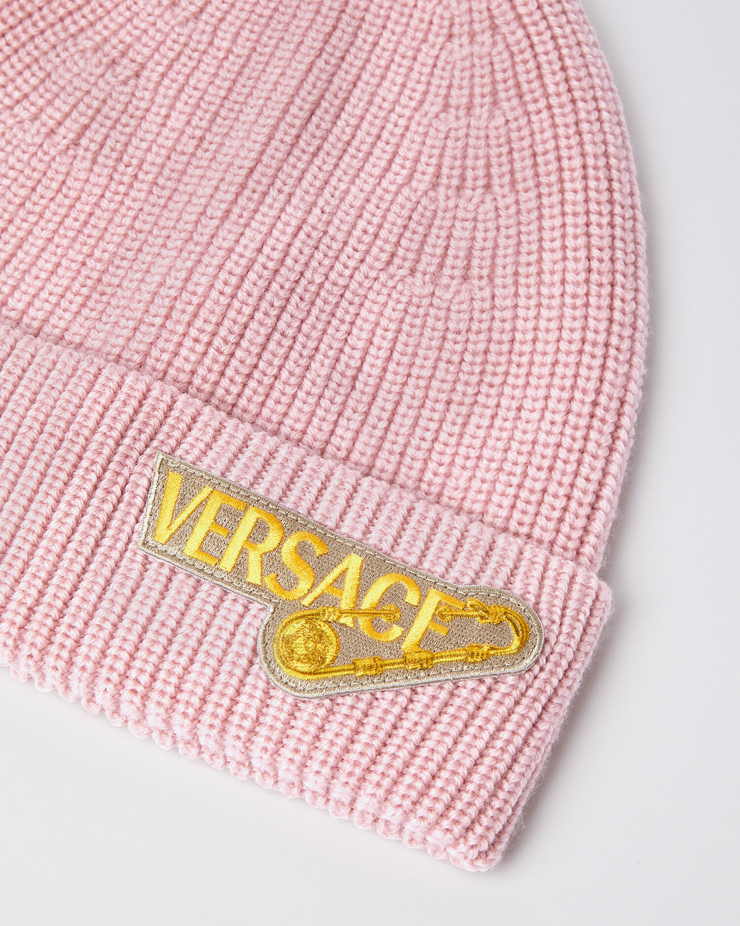ニット ビーニー セーフティー ピン ロゴ キッズ | VERSACE JP