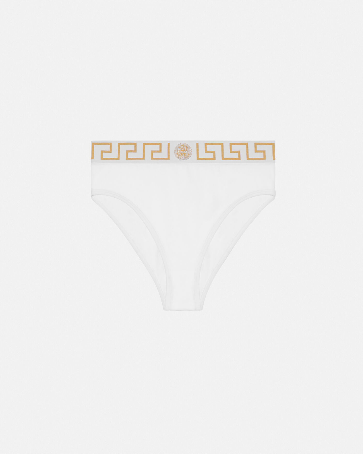 ★VERSACE★ギリシャボーダー付きトライアングルブラ★送関込 グレカ ボーダー ソング ブラック | VERSACE JP