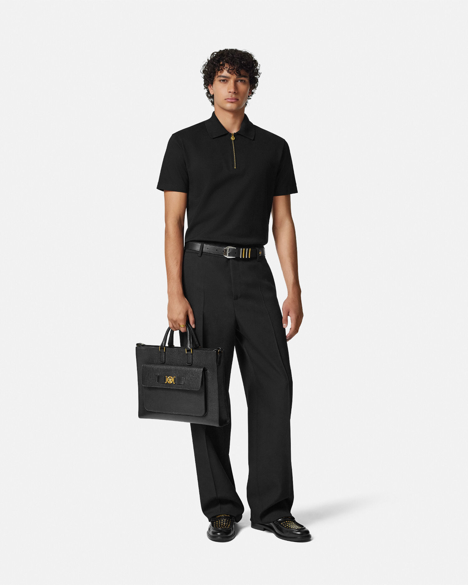 ポロシャツ メドゥーサ ジップ | VERSACE JP