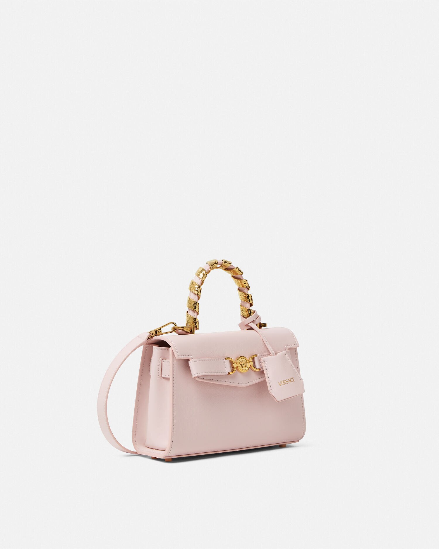 VERSACE クリスタル メドゥーサ '95 ミニハンドバッグ ピンク スモール ハンドバッグ 春節 メドゥーサ '95 ピンク | VERSACE JP