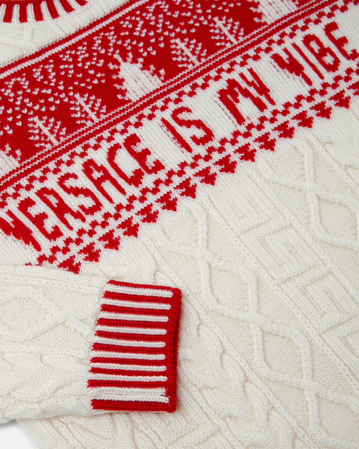 ジャカード ニット キッズ セーター フェア アイル | VERSACE JP