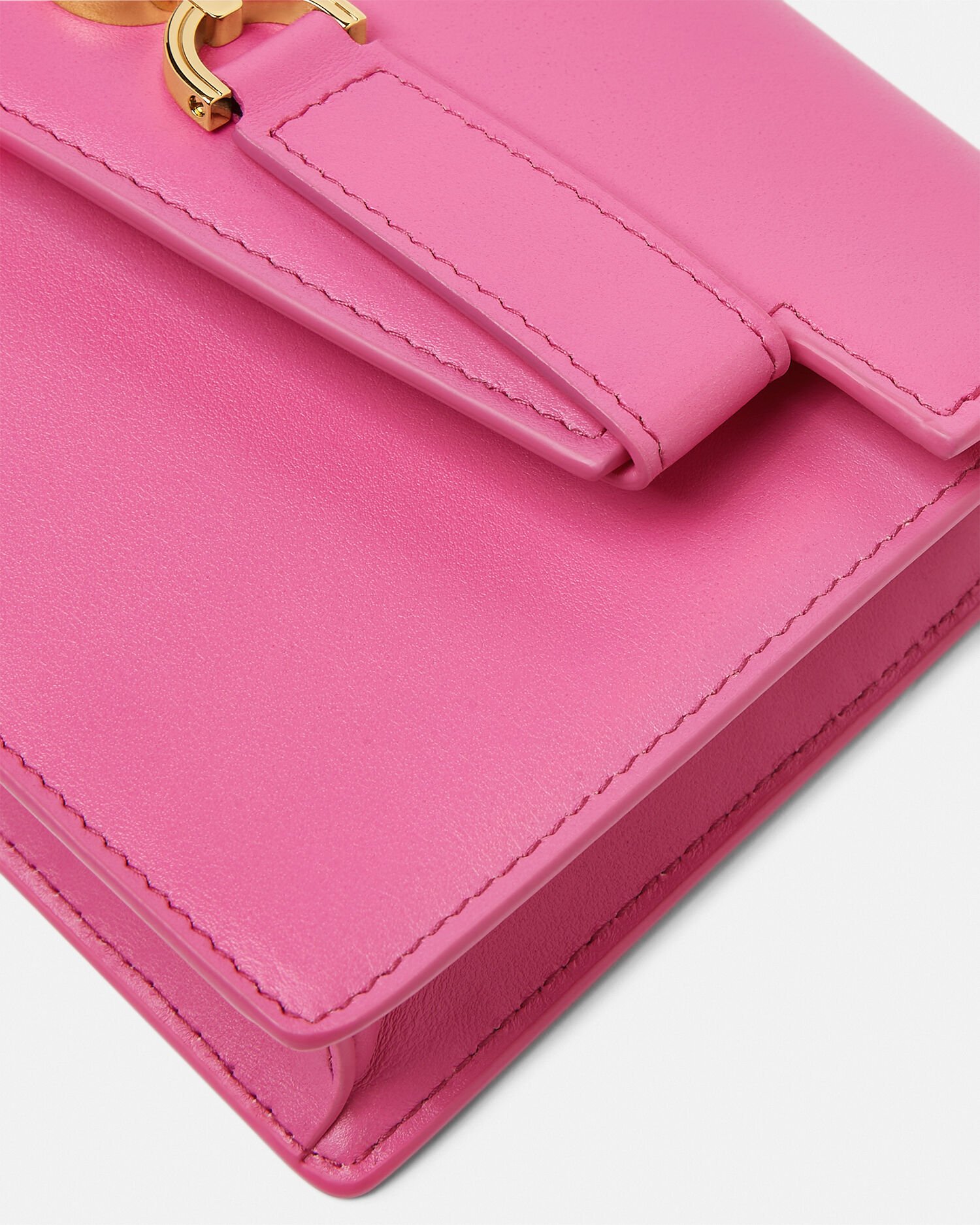 メドゥーサ '95 レザー クラッチ ピンク | VERSACE JP