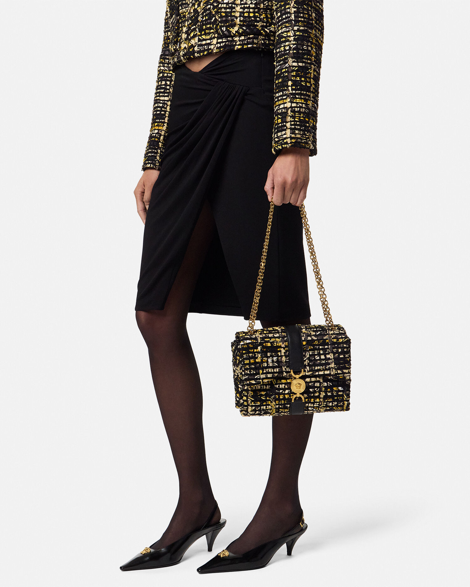 美品 限定★ツイードショルダーバッグ ADIEU TRISTESSE（アデュートリステス） ショルダーバッグ バッグ