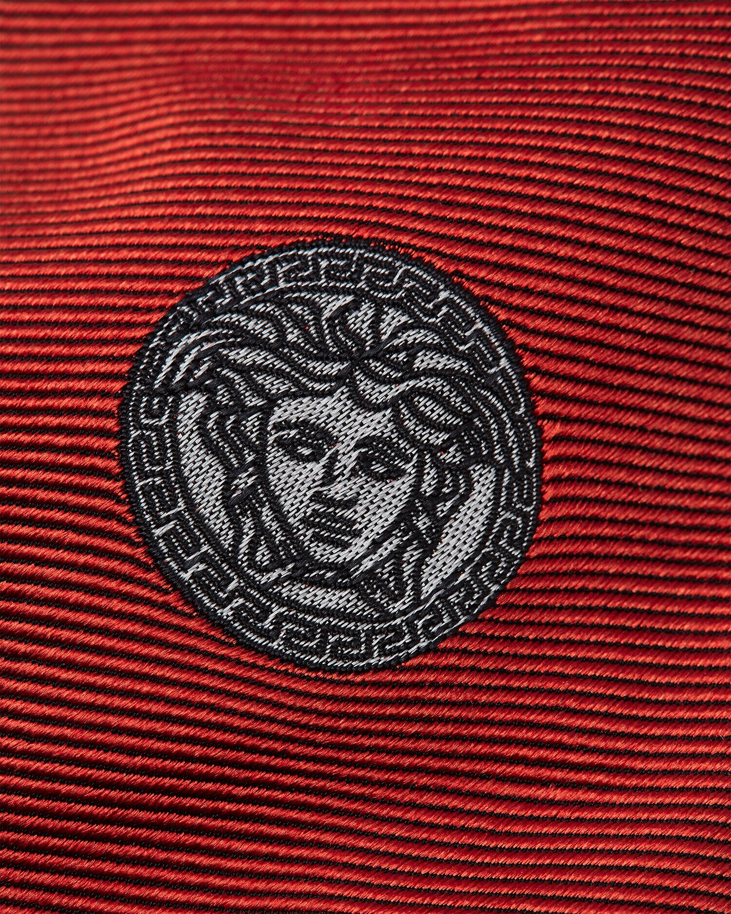 【未使用に近い✨】ヴェルサーチ ネクタイ レッド レジメンタル メドューサ レア GIANNI VERSACE ジャンニ・ヴェルサーチ ネクタイ 総柄
