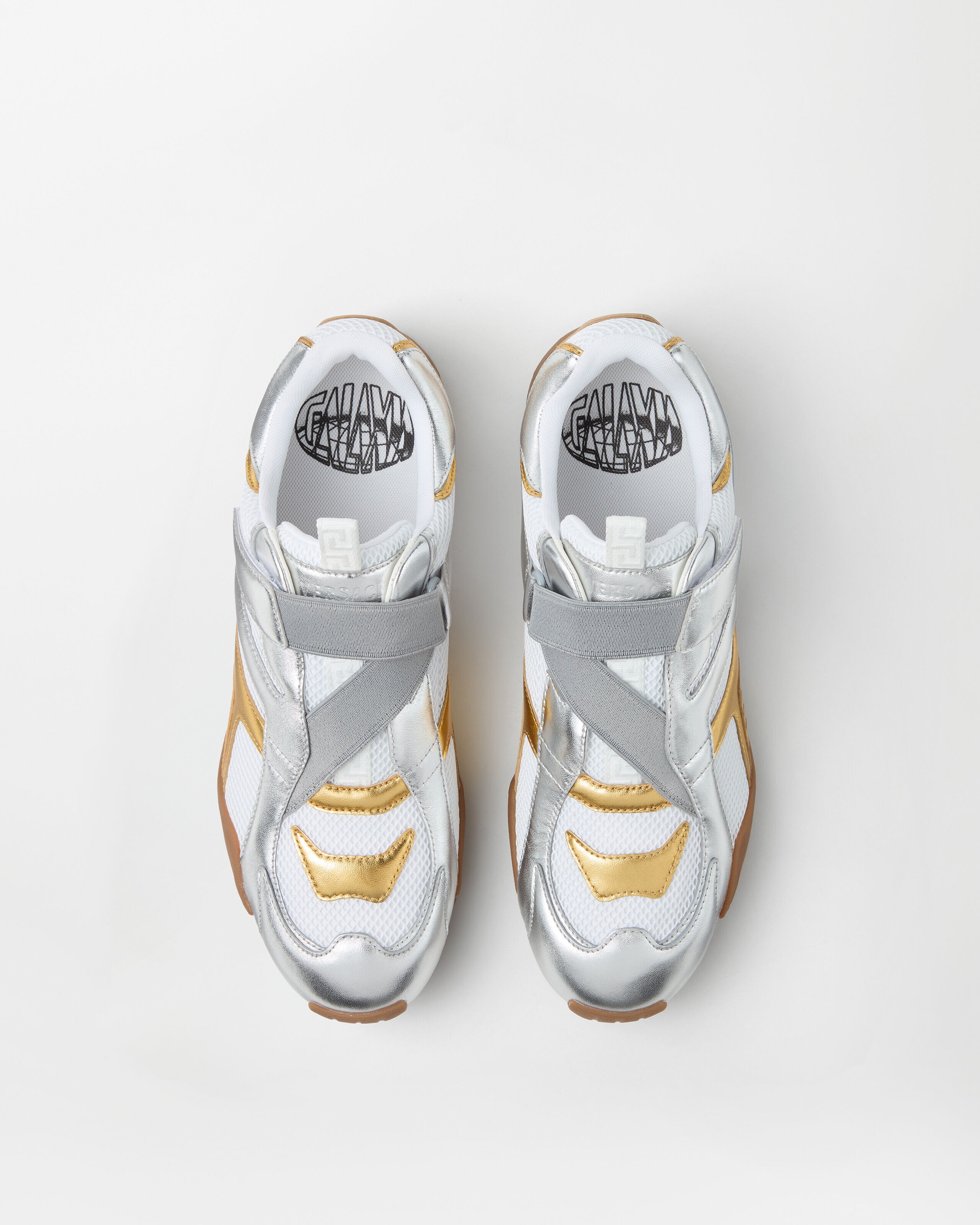 ガラクシア メタリック スニーカー シルバー,ゴールド | VERSACE JP