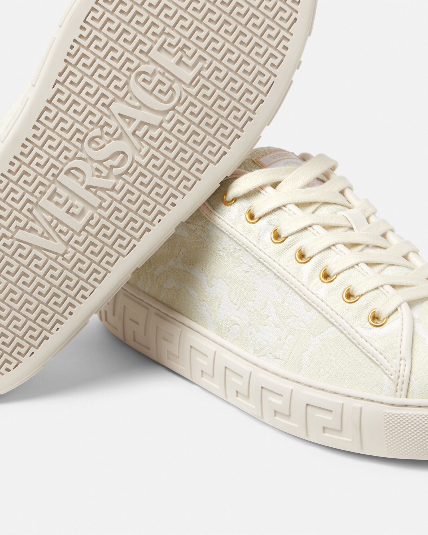 バロッコ グレカ スニーカー ホワイト,プリント | VERSACE JP