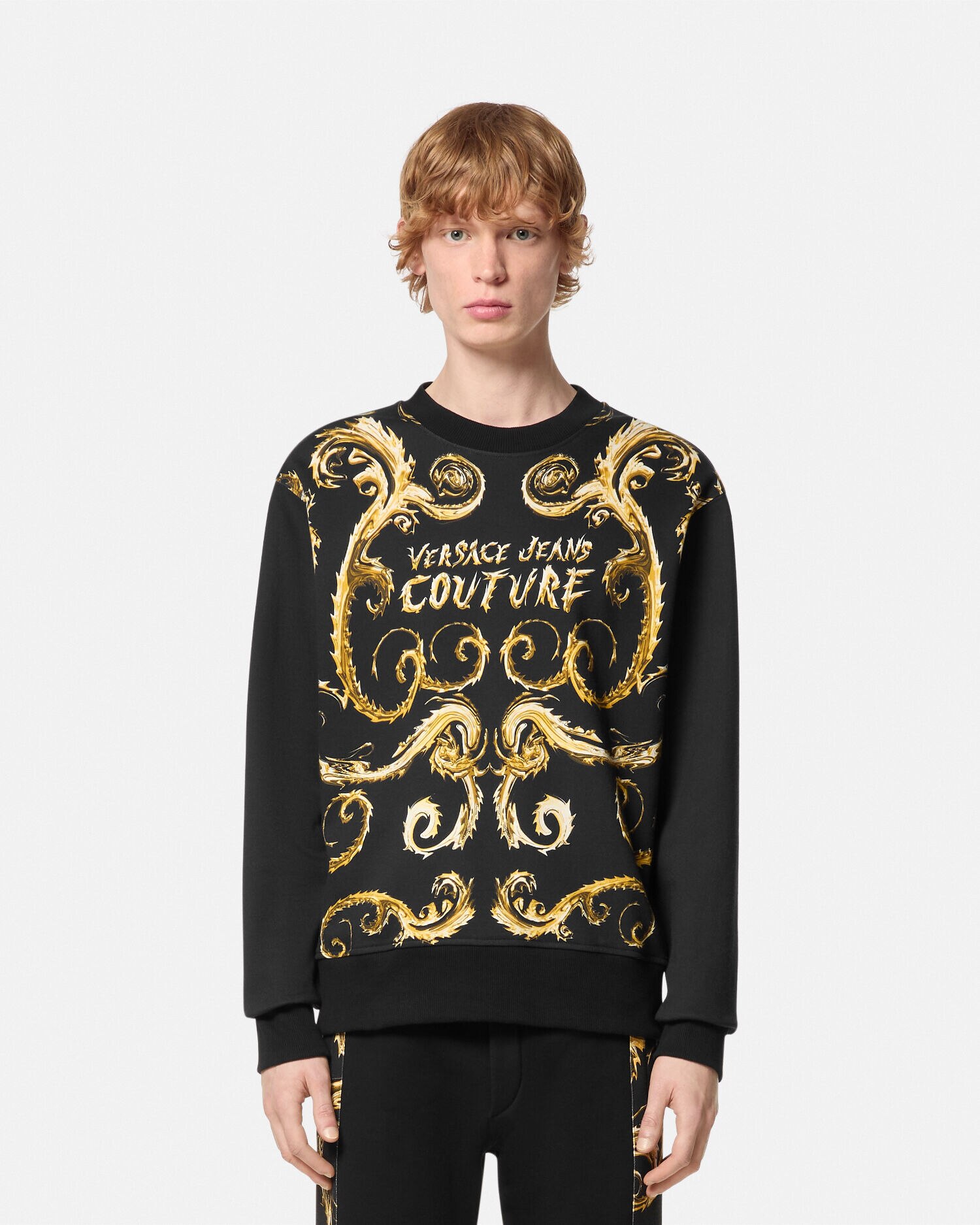 クロモ クチュール レギュラーフィット スウェットシャツ | VERSACE JP