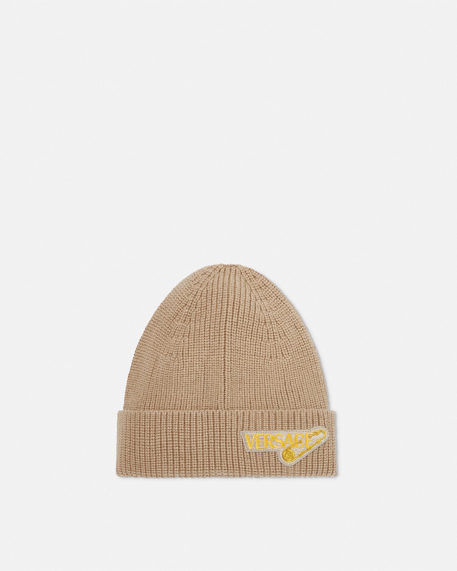 ニット ビーニー セーフティー ピン ロゴ キッズ | VERSACE JP