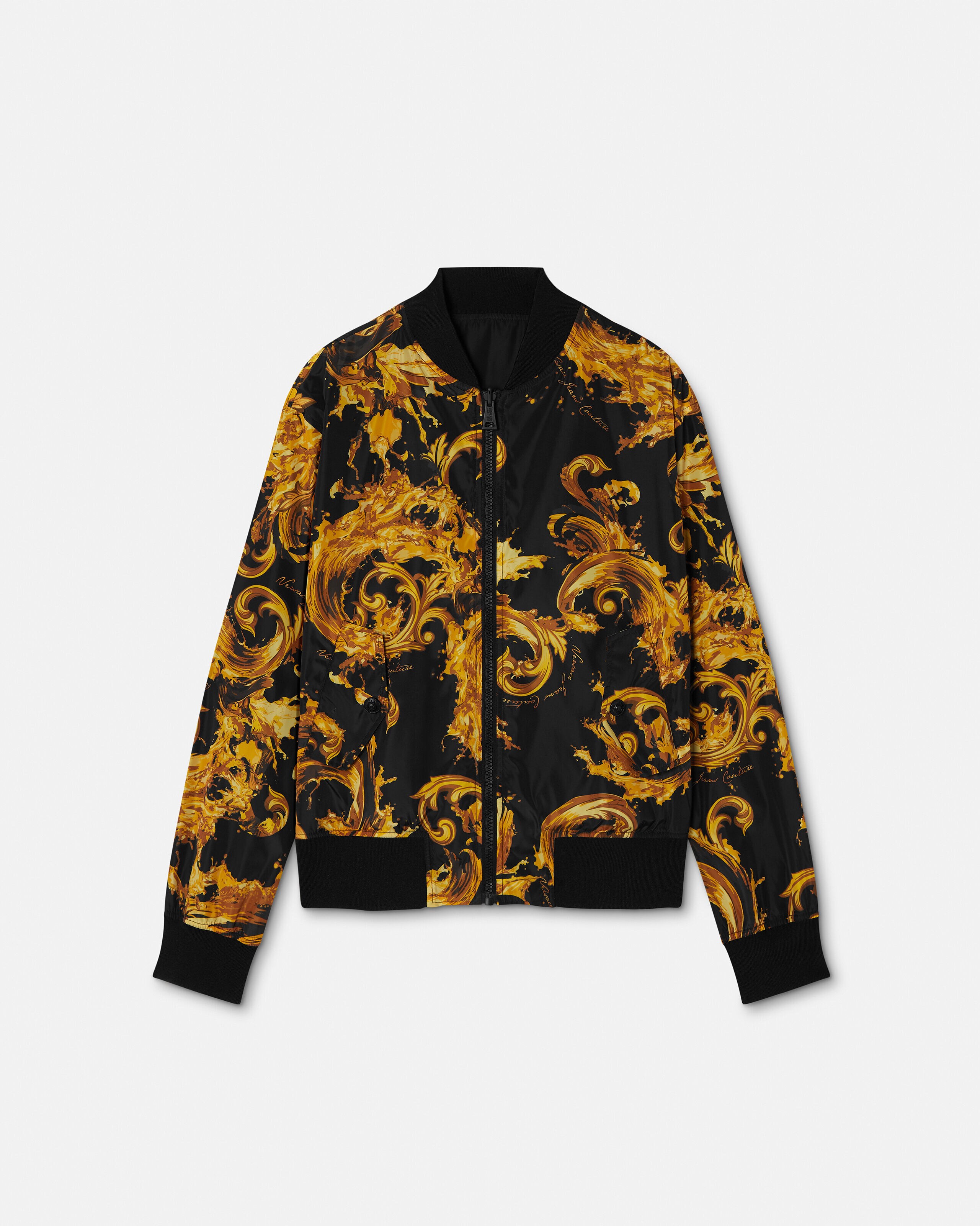 値下げ Gianni Versace ヴィンテージボンバージャケット vintage GIANNI VERSACE leather bomber jacket | NOIR ONLINE