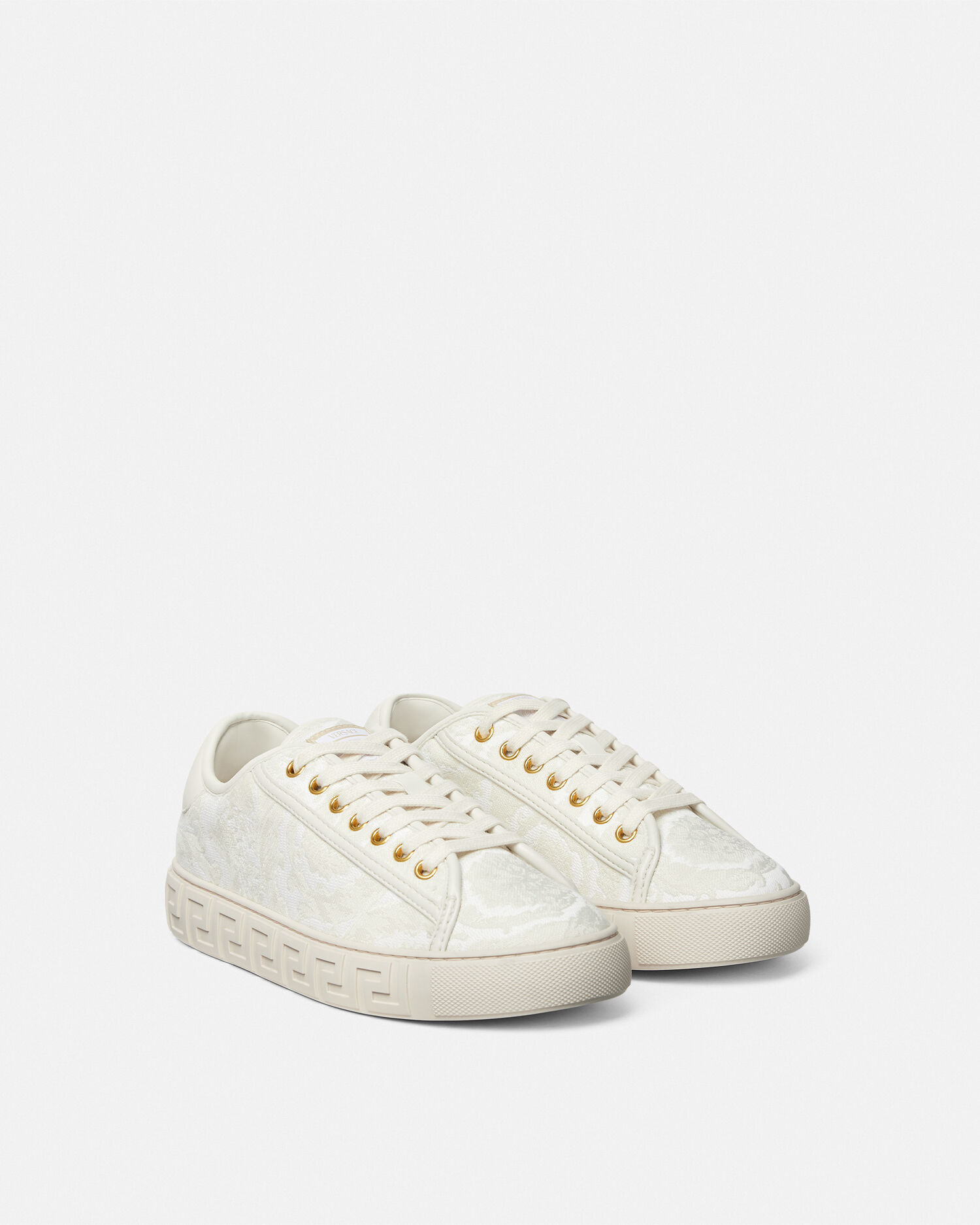 VERSACE バロッコ シー グレカ スニーカー ホワイト バロッコ グレカ スニーカー ホワイト,プリント | VERSACE JP