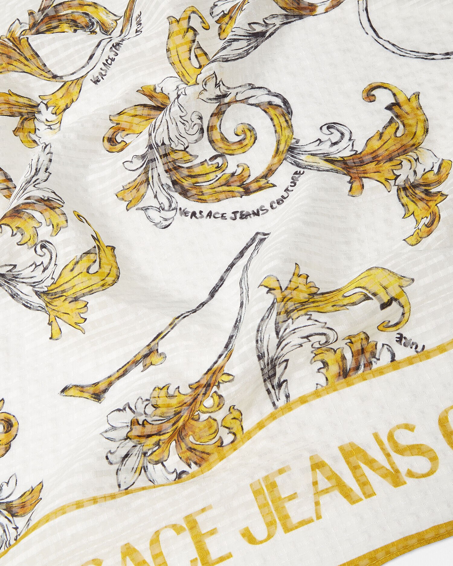 ラージ シルク スカーフ 90 cm アウトライン バロッコ | VERSACE JP