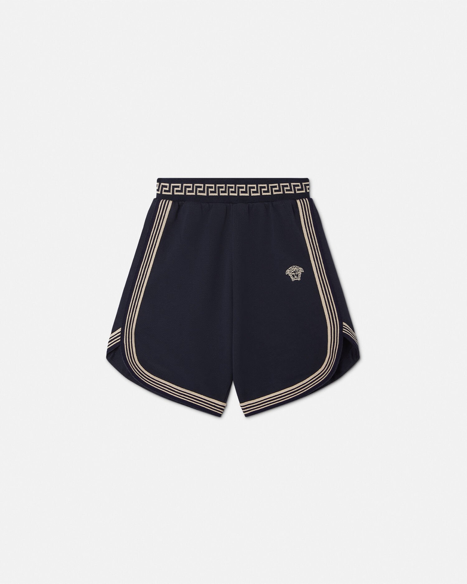 VERSACE☆キッズ グレカコットンストレートパンツ 大人もOK スウェットパンツ グレカ キッズ ブルー | VERSACE JP